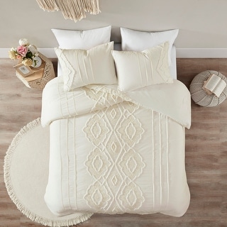 Madison Park Luna Cotton Duvet Cover Set