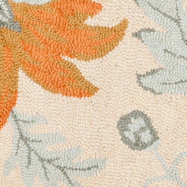 SAFAVIEH Handmade Blossom Coralie Modern Floral Wool Rug