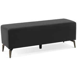 Waiting Room Chairs Salon Furniture, Office Reception Bench, Ottoman Bench Lobby Guest Chairs for Entryway, Store W704