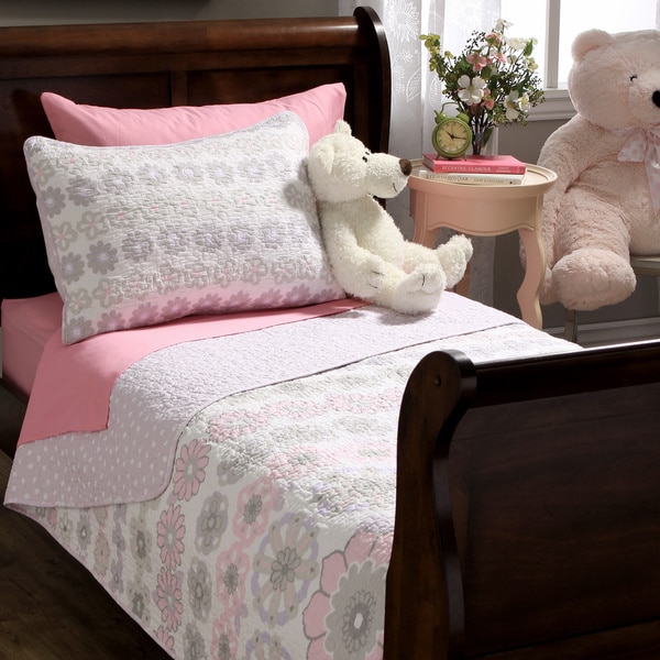 Lola Floral Cotton Quilt and Sham Set