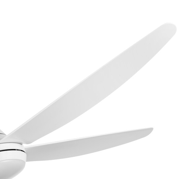 Ceiling Fan with Remote Control, 56" Dimmable Ceiling Fans with Reversible Motor, Modern Ceiling Fan for Indoor & Outdoor-White