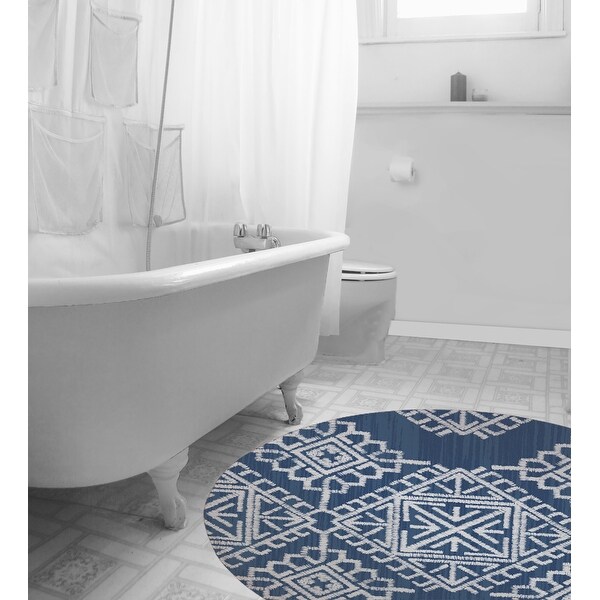 JANIE BLUE Bath Rug By Kavka Designs
