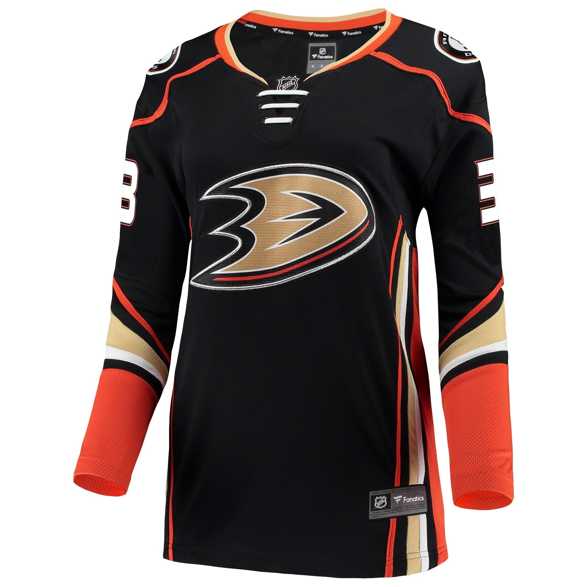 Women's Fanatics Branded Jakob Silfverberg Black Anaheim Ducks Breakaway Jersey