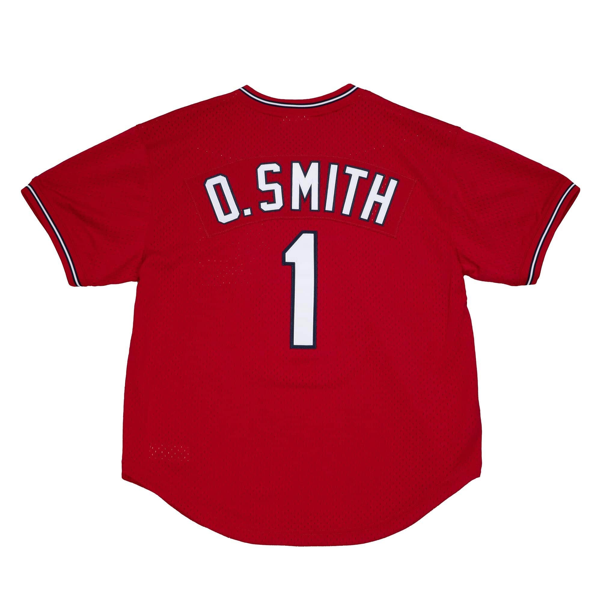 Authentic Ozzie Smith St. Louis Cardinals 1996 Pullover Jersey