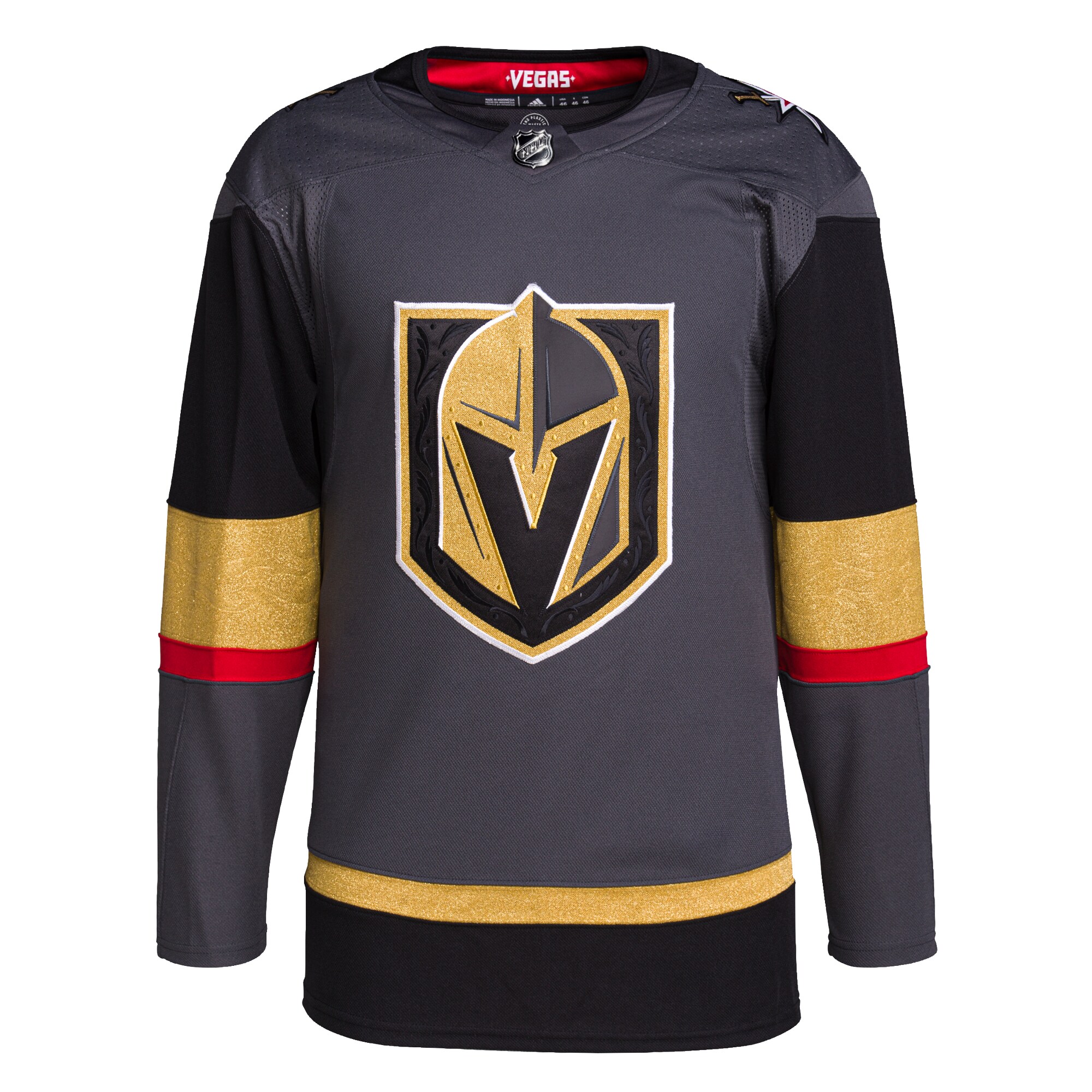 Vegas Golden Knights adidas Alternate Authentic Pro Jersey - Gray
