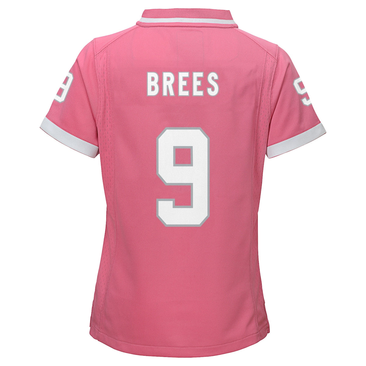 Girls' Grade School Drew Brees Outerstuff Saints Bubble Gum Jersey - Pink