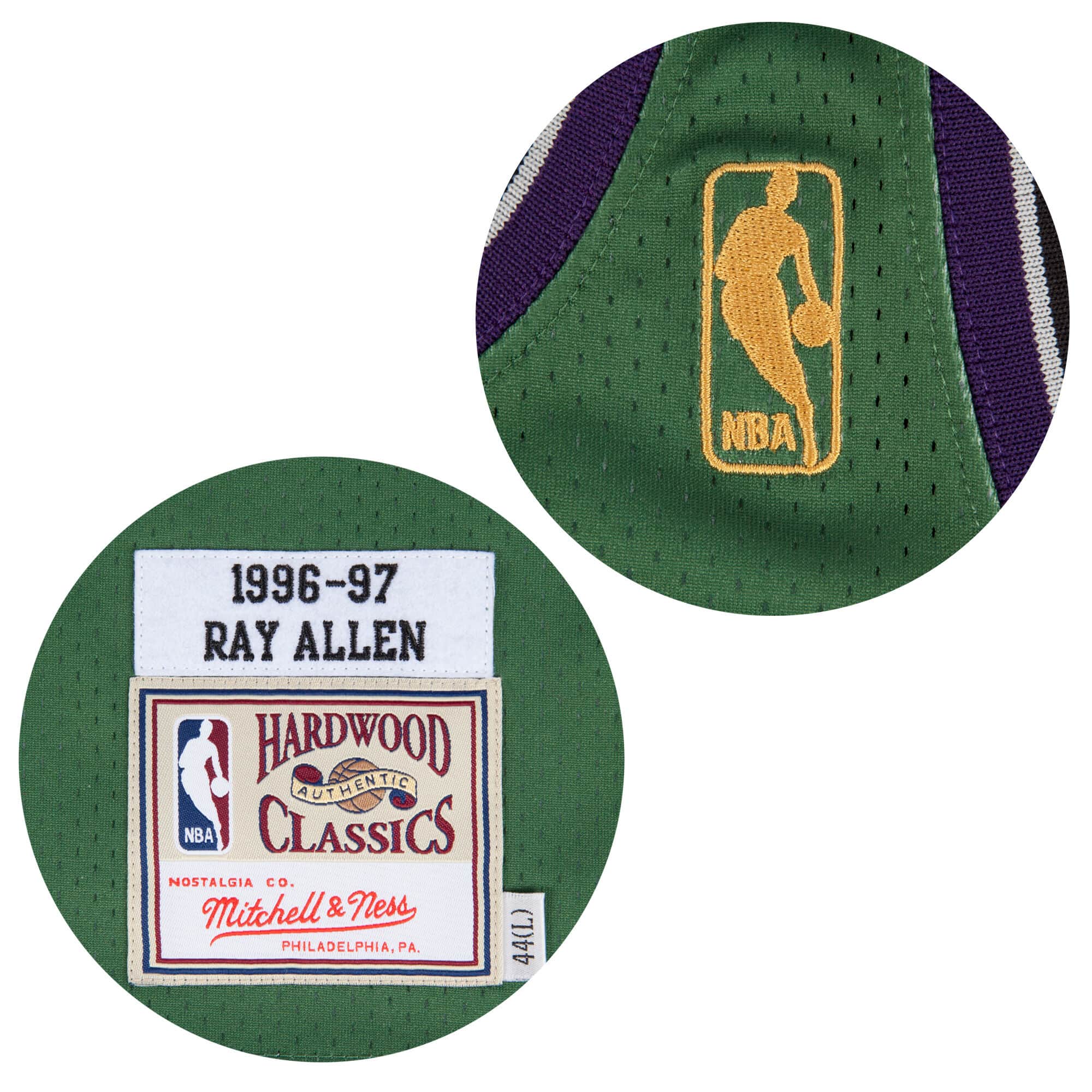 Ray Allen 1996-97 Authentic Jersey Milwaukee Bucks