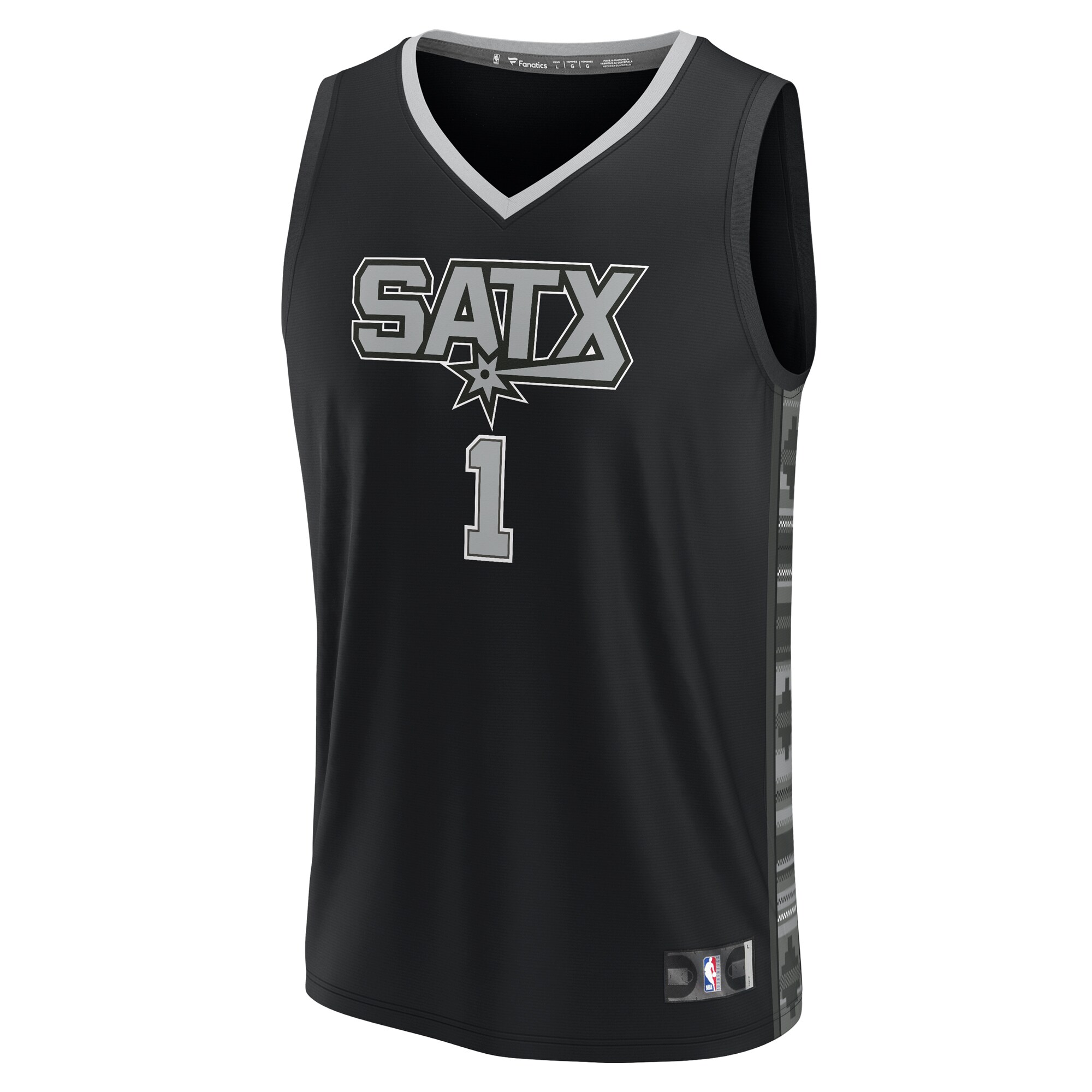 Victor Wembanyama San Antonio Spurs Fanatics Branded Fast Break Player Jersey - Statement Edition - Black