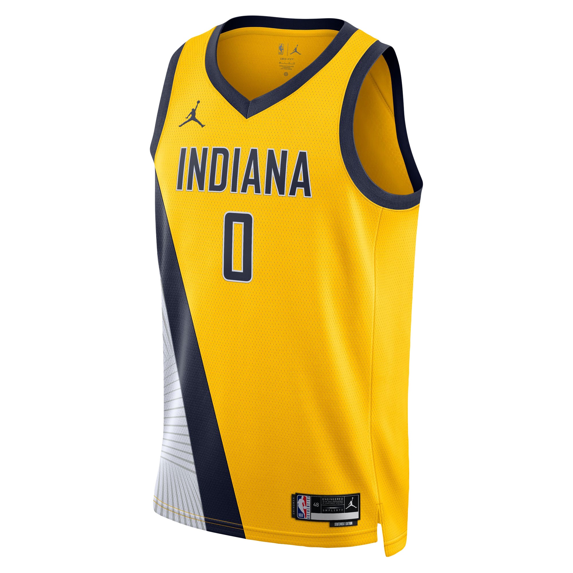 Tyrese Haliburton Indiana Pacers Jordans Brand Unisex Swingman Jersey - Statement Edition - Gold