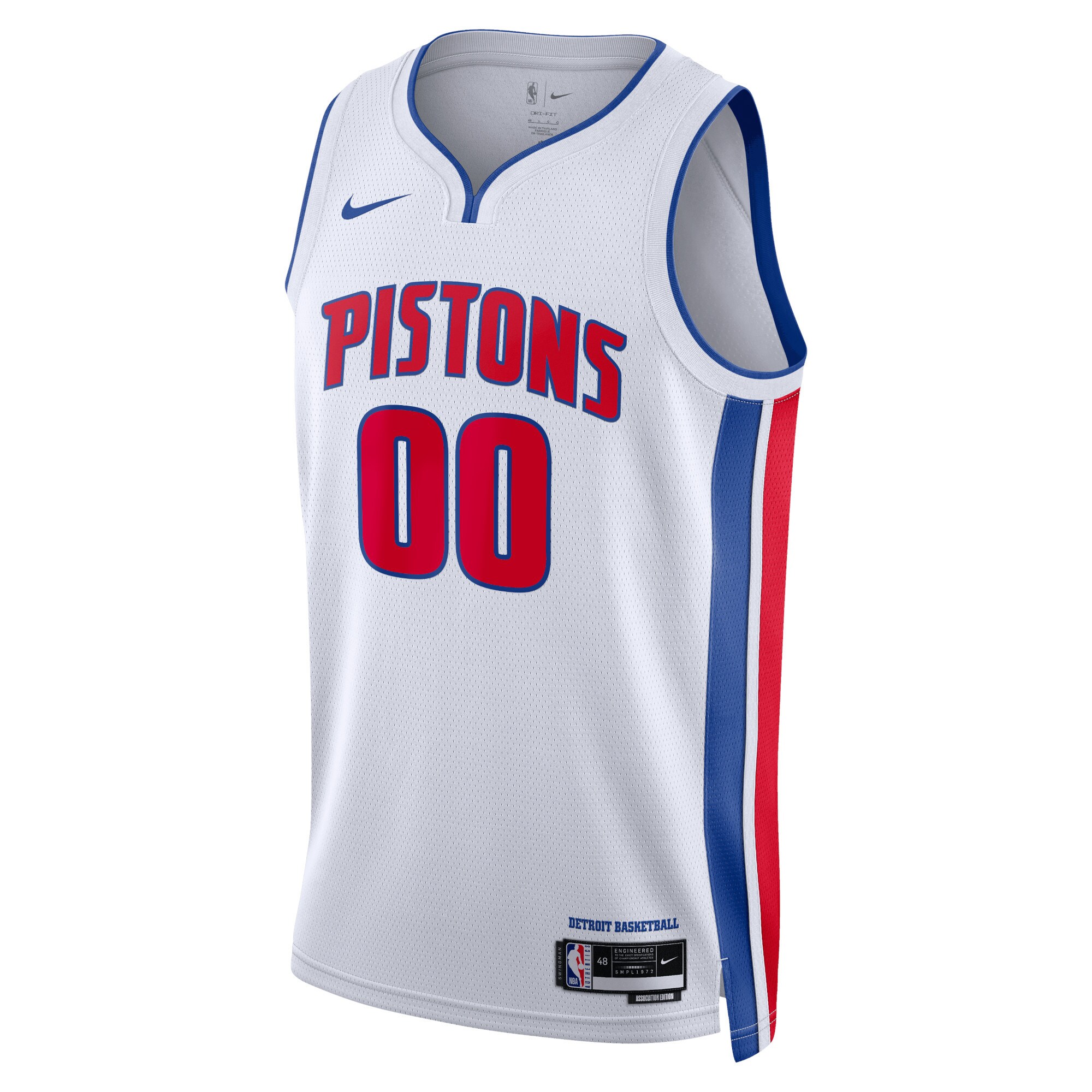 Detroit Pistons Nike Unisex Swingman Custom Jersey White - Icon Edition