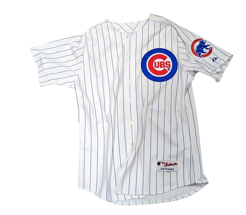 Mens Majestic Chicago Cubs Felix Pie Home White Authentic Jersey