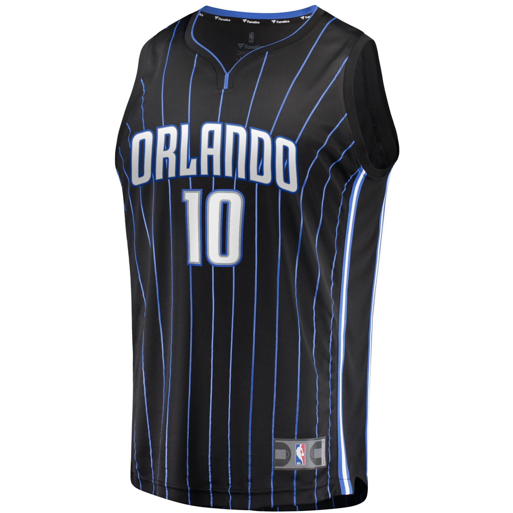 Men's Fanatics Branded Bol Bol Black Orlando Magic 2021/22 Fast Break Replica Jersey - Icon Edition