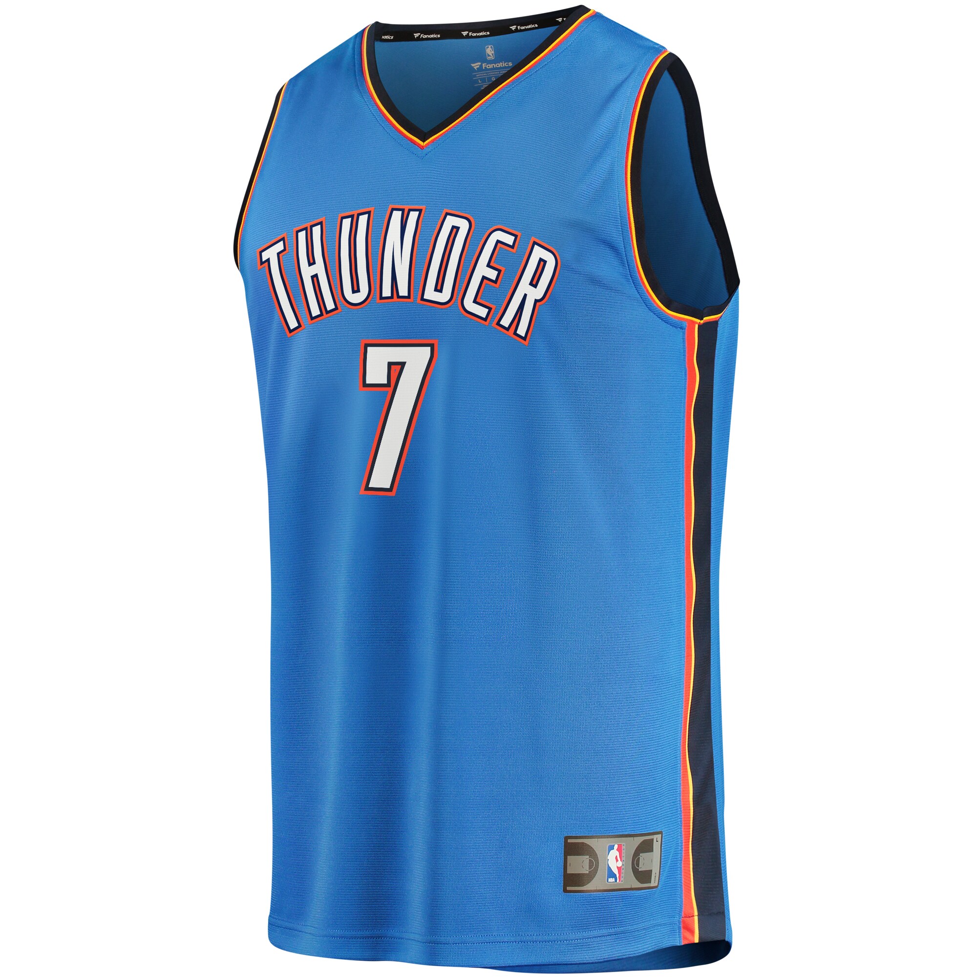 Chet Holmgren Oklahoma City Thunder Fanatics Branded 2022 NBA Draft First Round Pick Fast Break Replica Player Jersey - Icon Edition - Blue