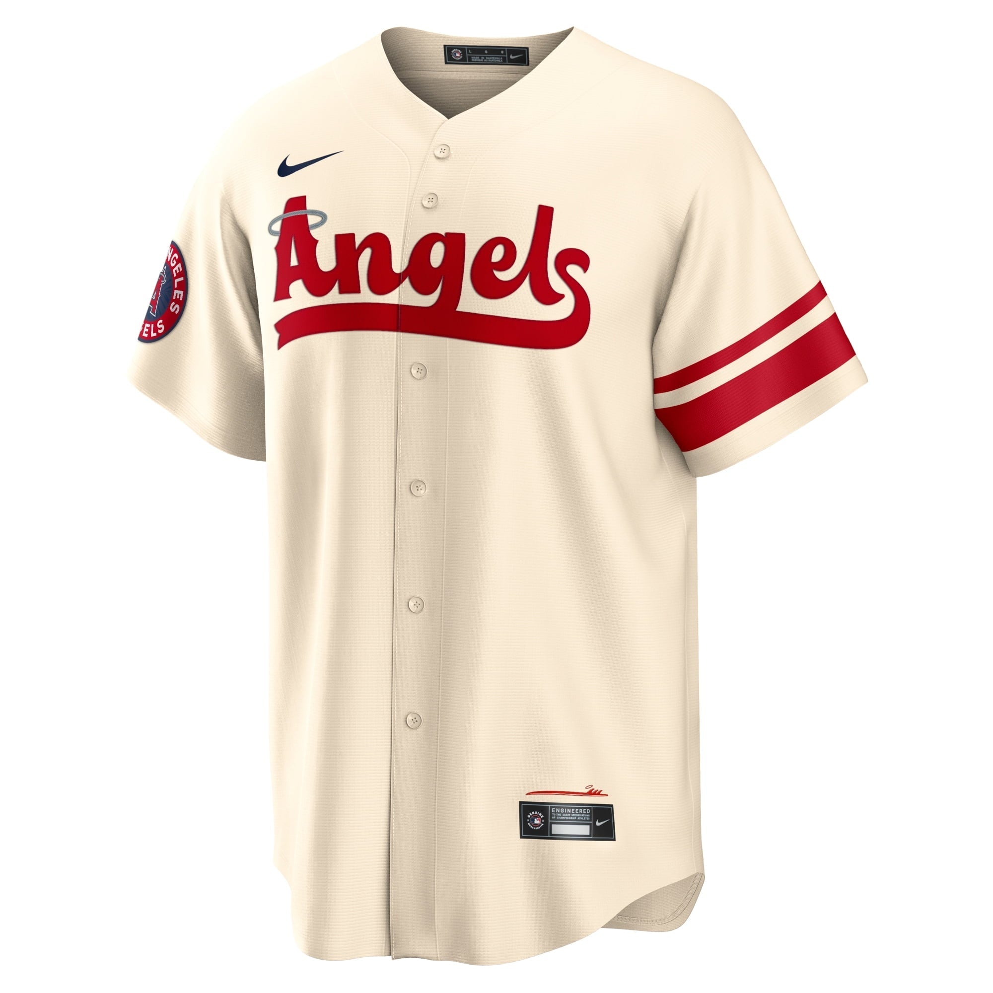 Men's Nike Shohei Ohtani Cream Los Angeles Angels 2022 City Connect Replica Player Jersey
