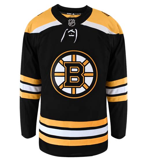 Customizable Boston Bruins Adidas Primegreen Authentic NHL Hockey Jersey