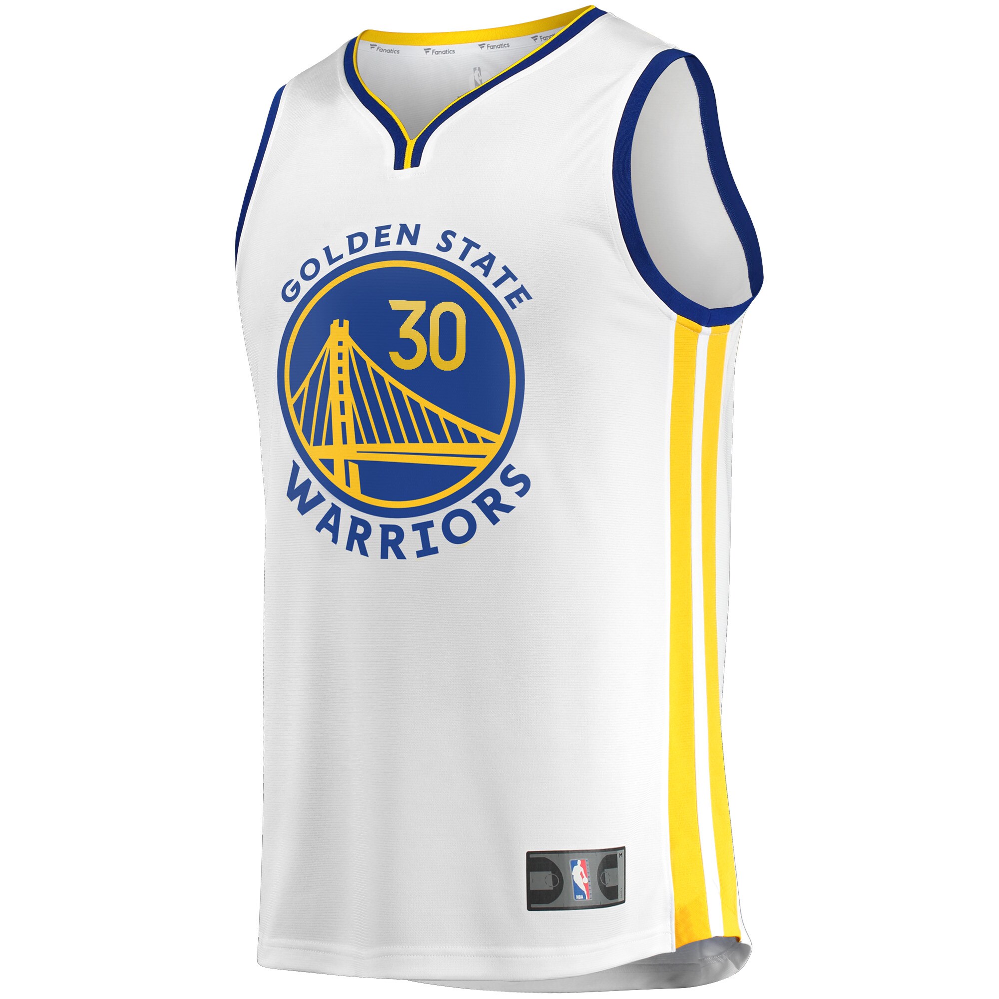 Stephen Curry Golden State Warriors Fanatics Branded Youth 2022/23 Fast Break Replica Player Jersey - Association Edition - White