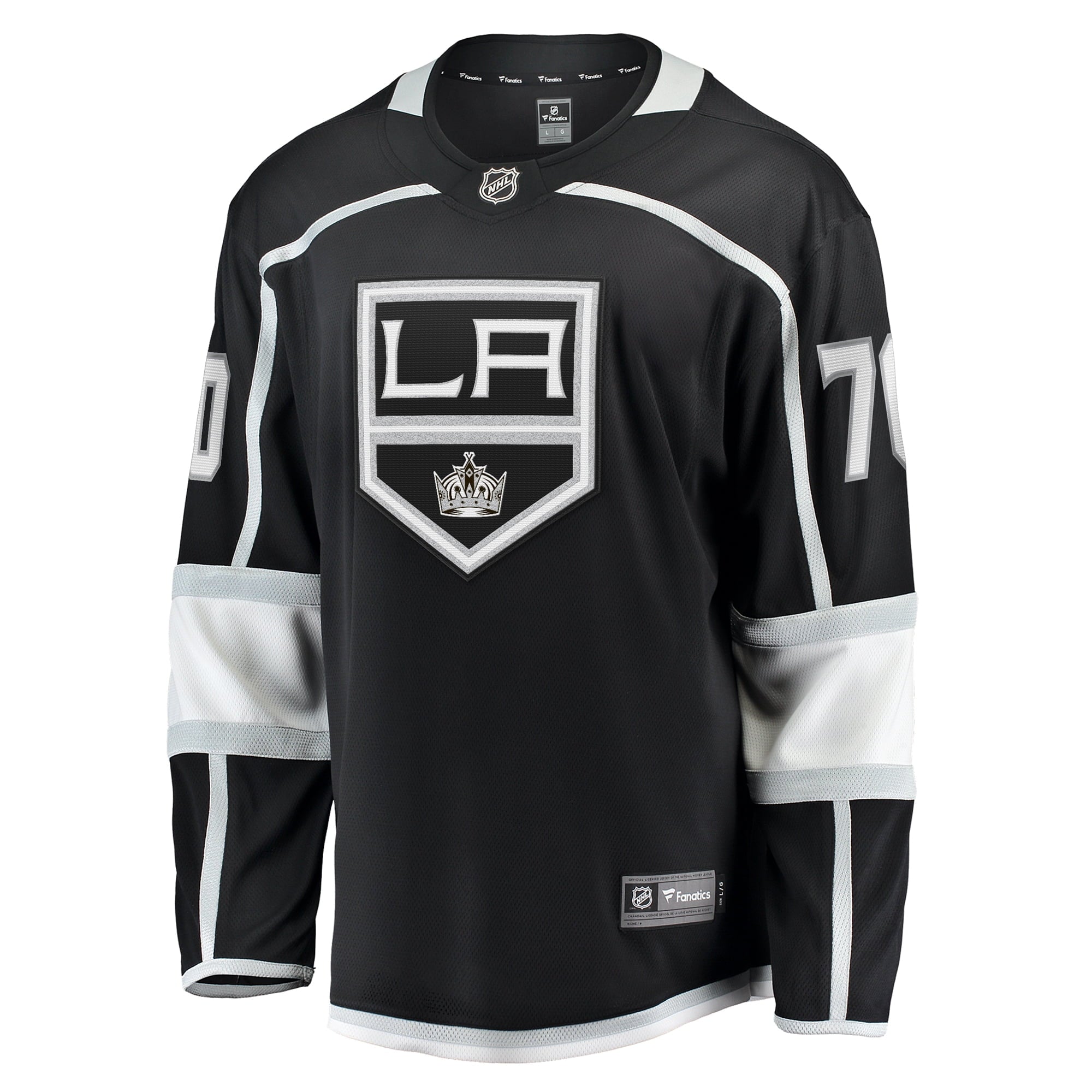 Men's Fanatics Branded Joonas Korpisalo Black Los Angeles Kings Home Breakaway Jersey