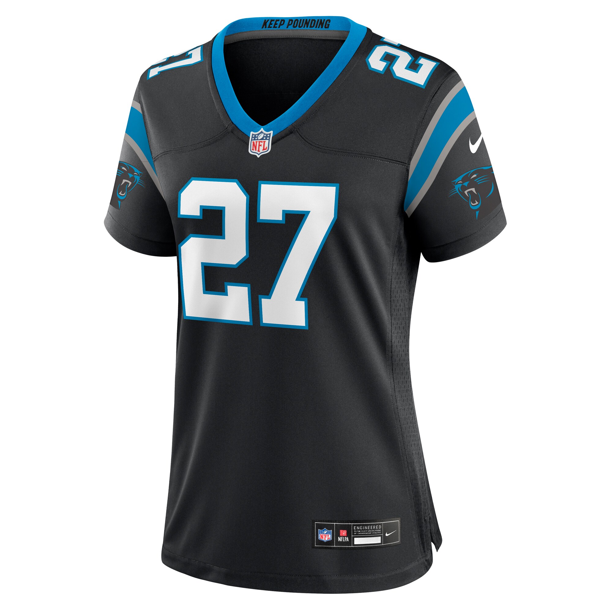 Sam Webb Carolina Panthers Nike Women's Team Game Jersey -  Black