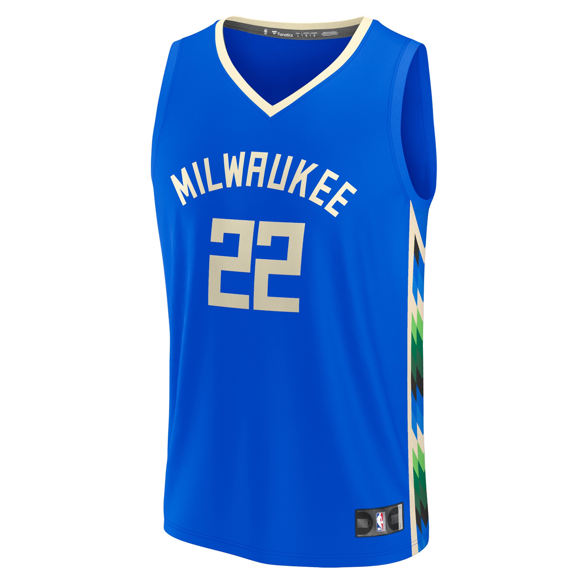 Khris Middleton Milwaukee Bucks Fanatics Branded 2022/23 Fastbreak Jersey - City Edition - Royal