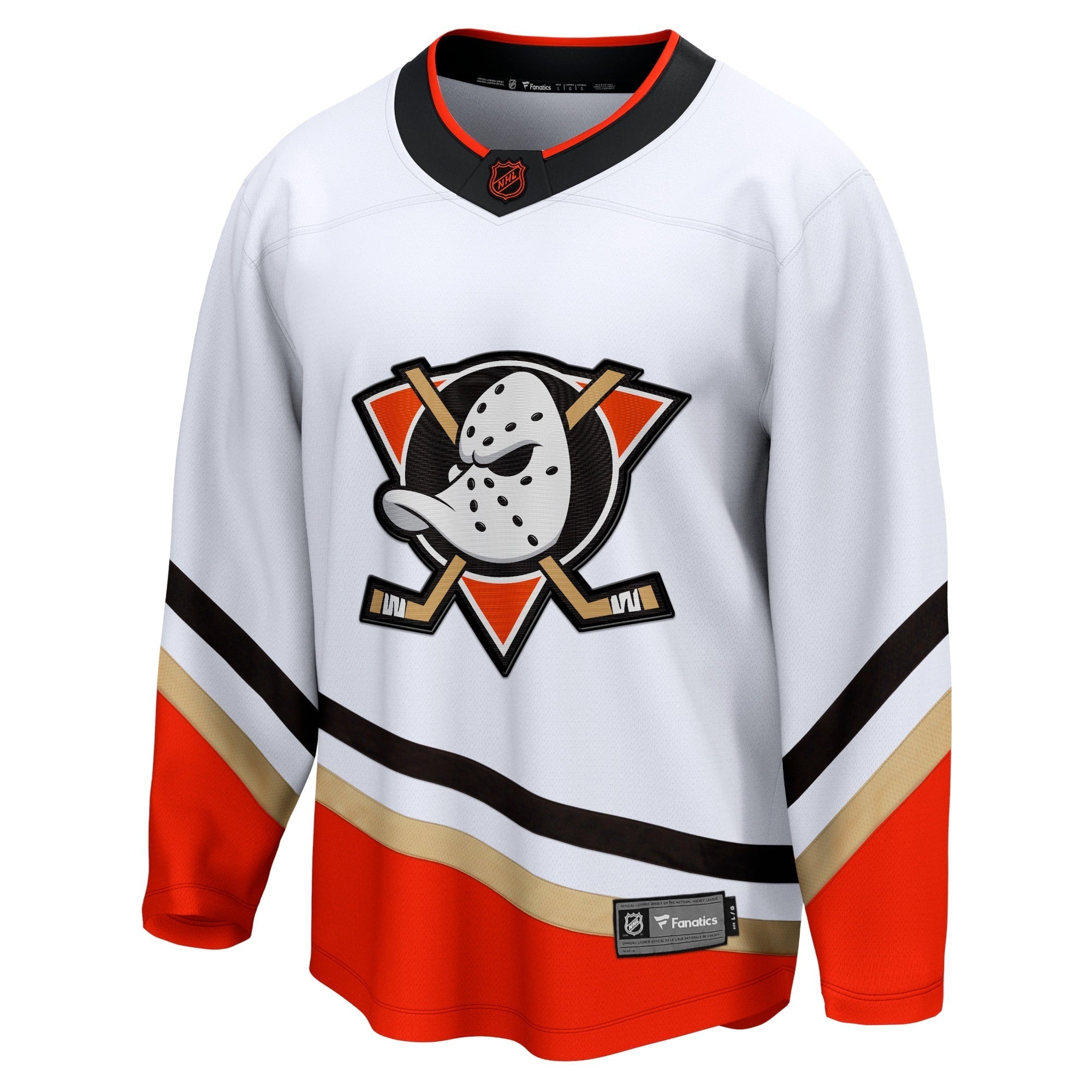 Men's Fanatics Branded White Anaheim Ducks Special Edition 2.0 Breakaway Blank Jersey