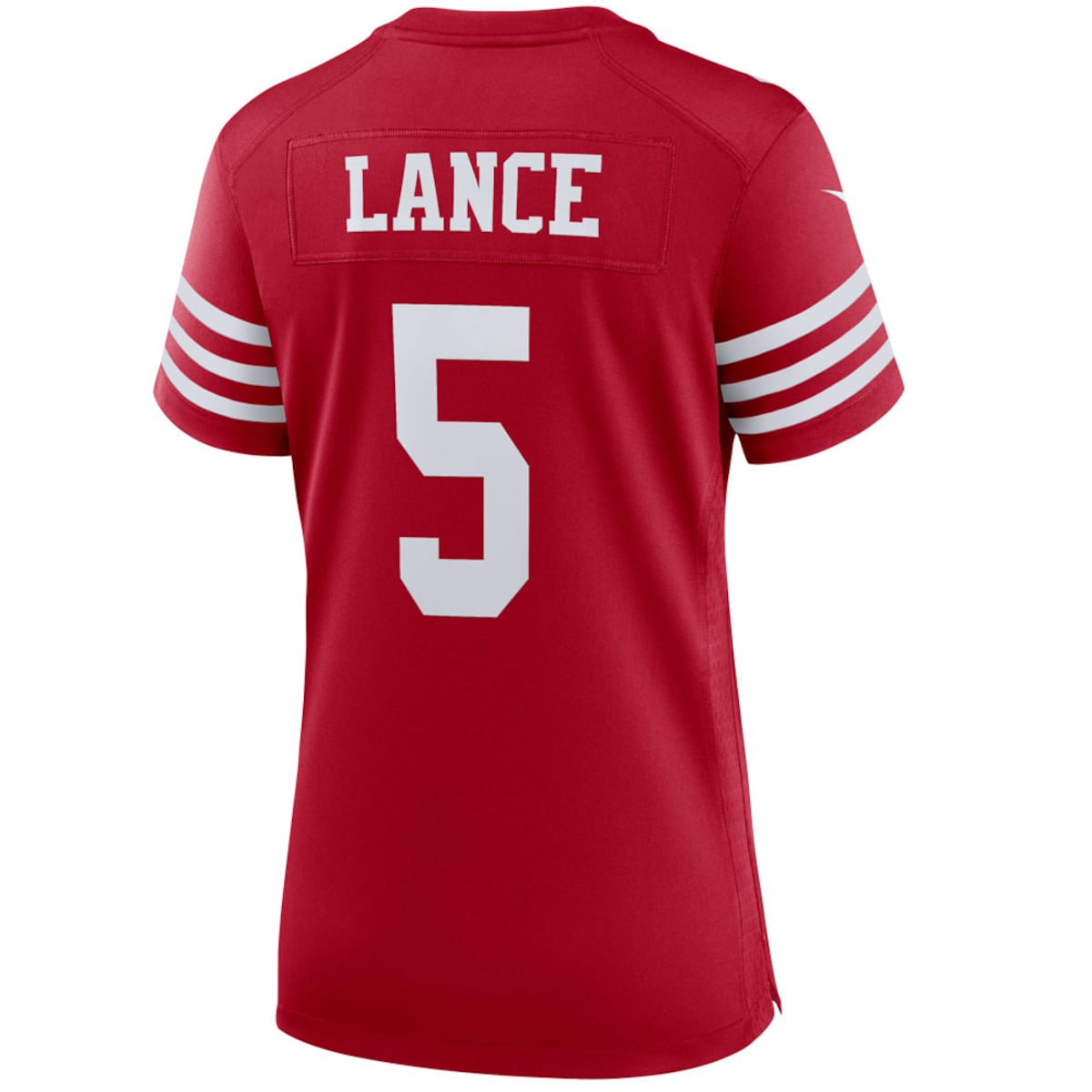 Women's Trey Lance Nike 49ers Game Player Jersey - Red