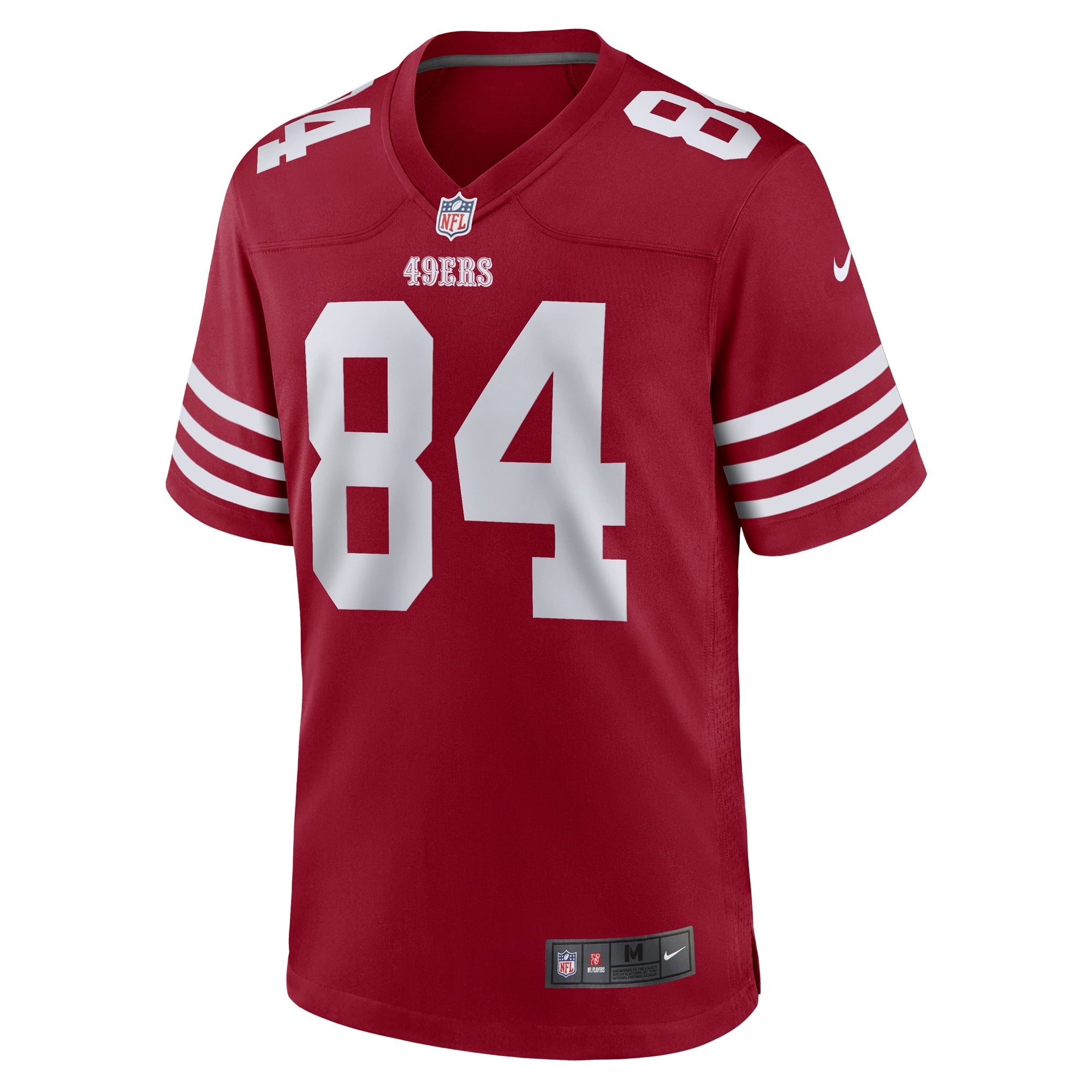 Men's Nike Dazz Newsome Scarlet San Francisco 49ers Team Game Jersey