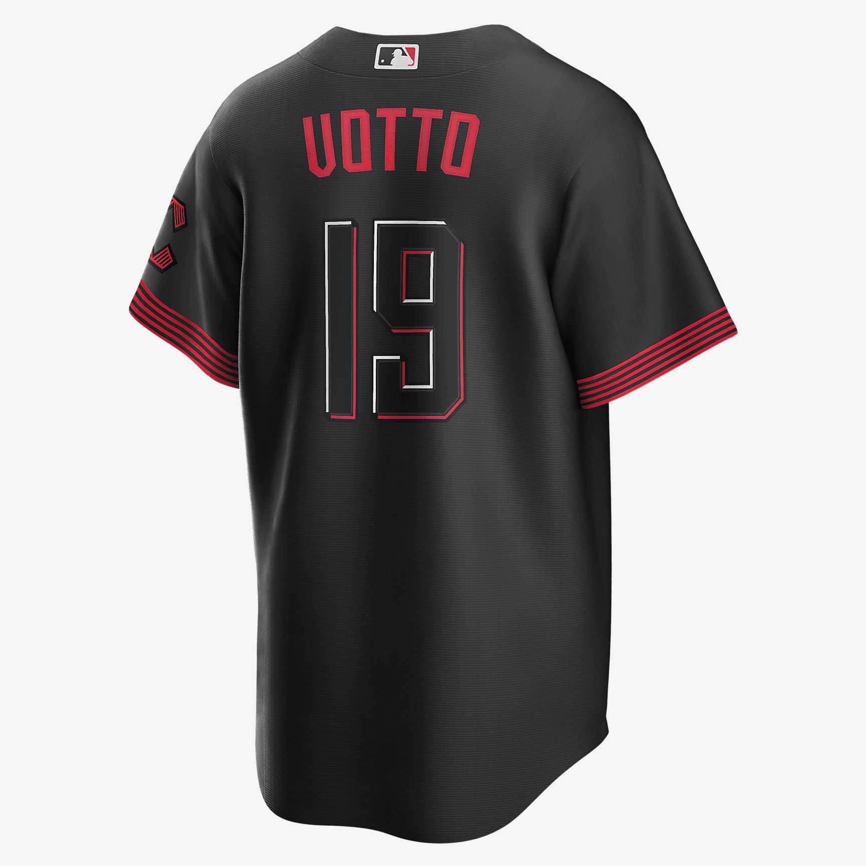 MLB Cincinnati Reds City Connect (Joey Votto) Men's Replica Baseball Jersey - Black