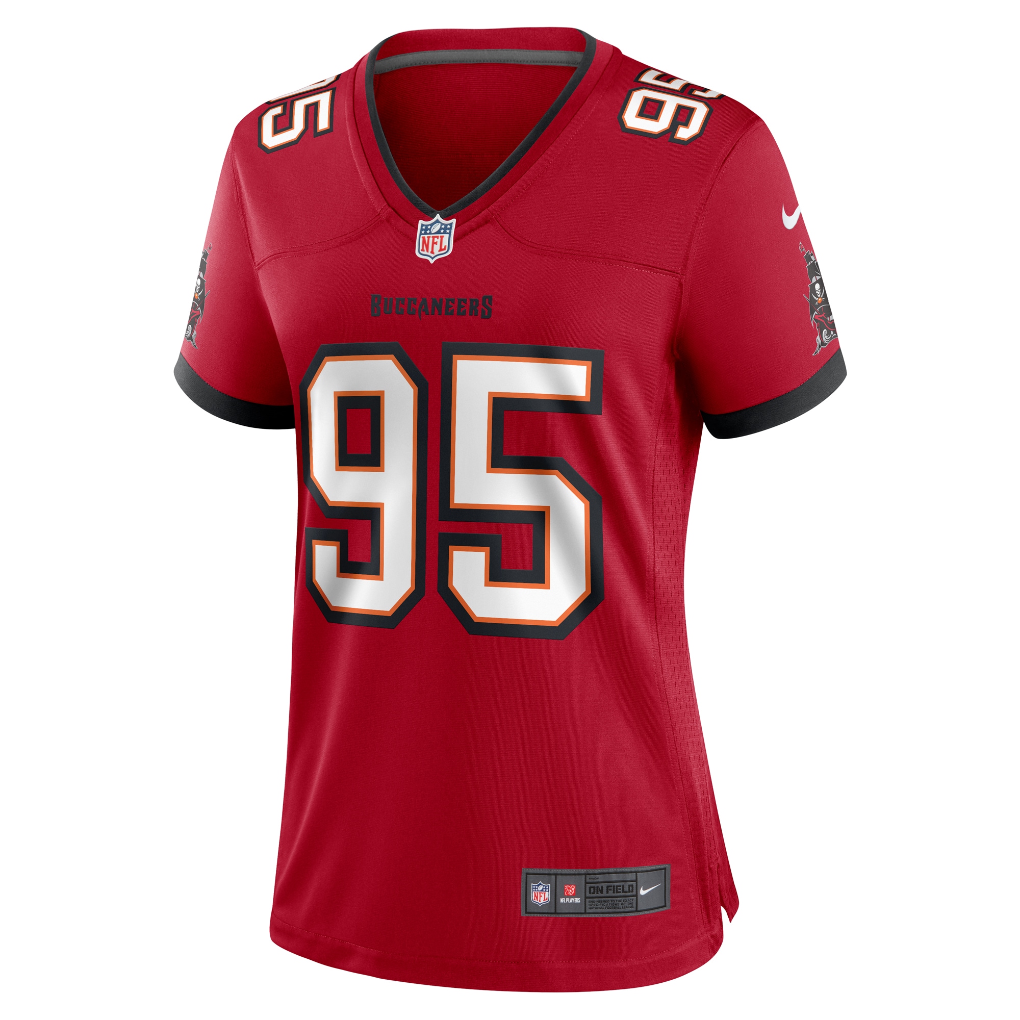 CJ Brewer Tampa Bay Buccaneers Nike Women's Team Game Jersey -  Red