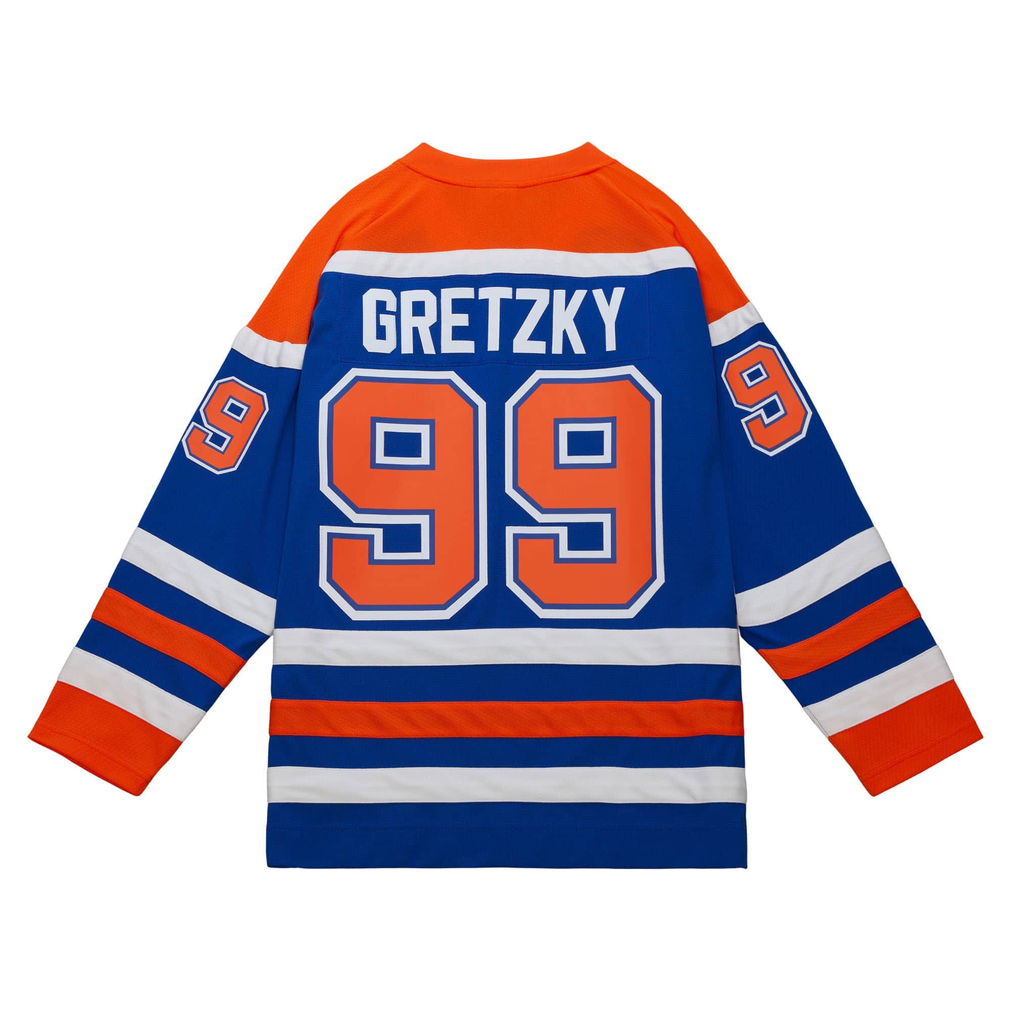 Blue Line Wayne Gretzky Edmonton Oilers 1986 Jersey