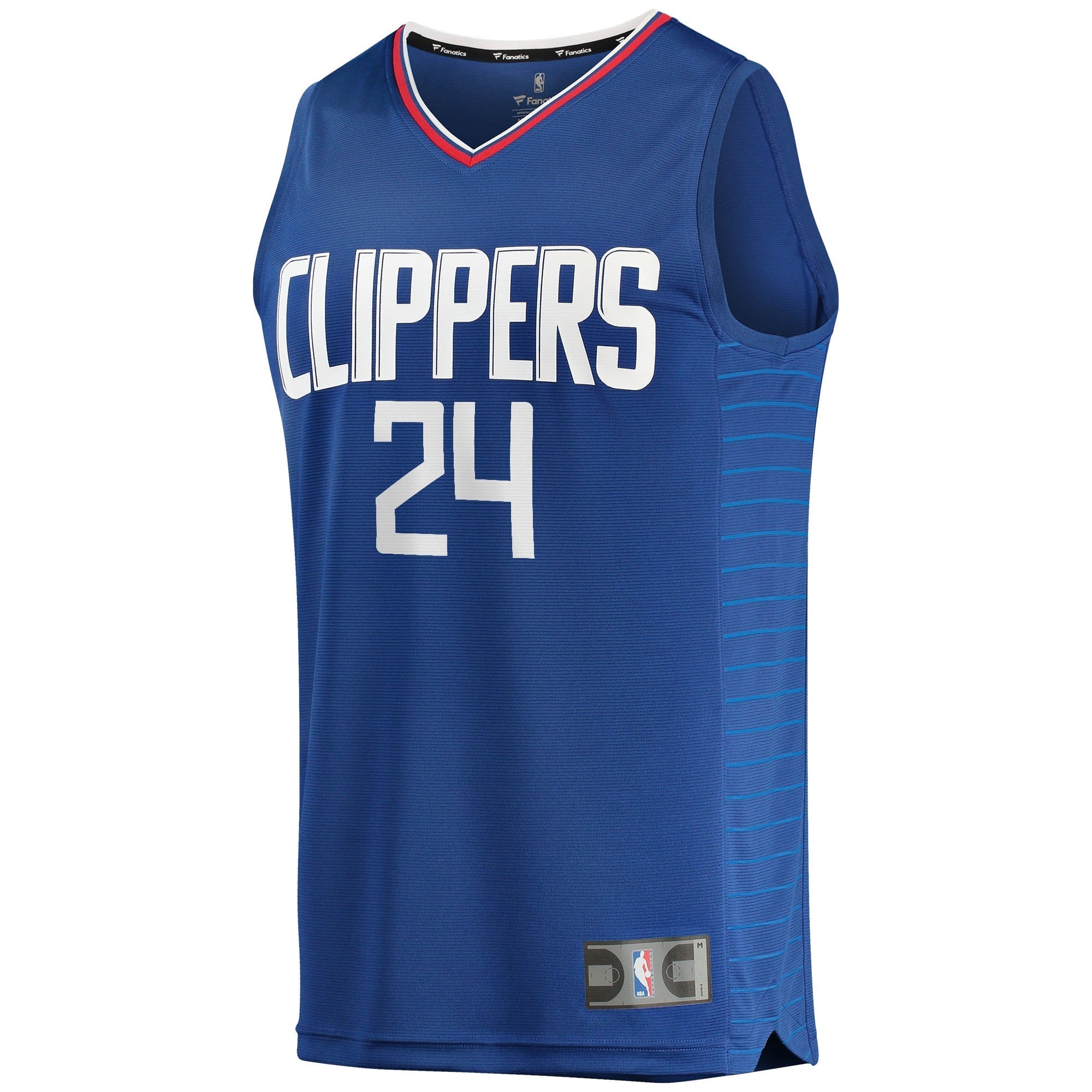 Men's Fanatics Branded Norman Powell Royal LA Clippers 2021/22 Fast Break Replica Jersey - Icon Edition