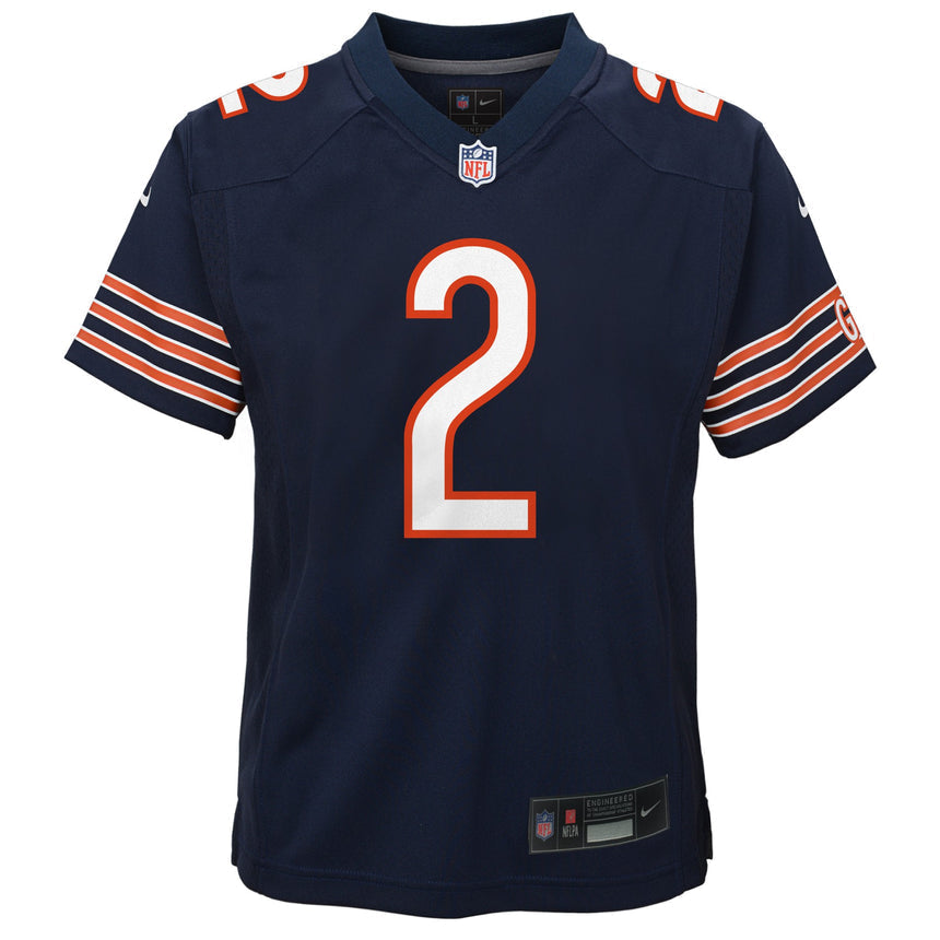 Youth D.J. Moore Chicago Bears Navy Game Jersey