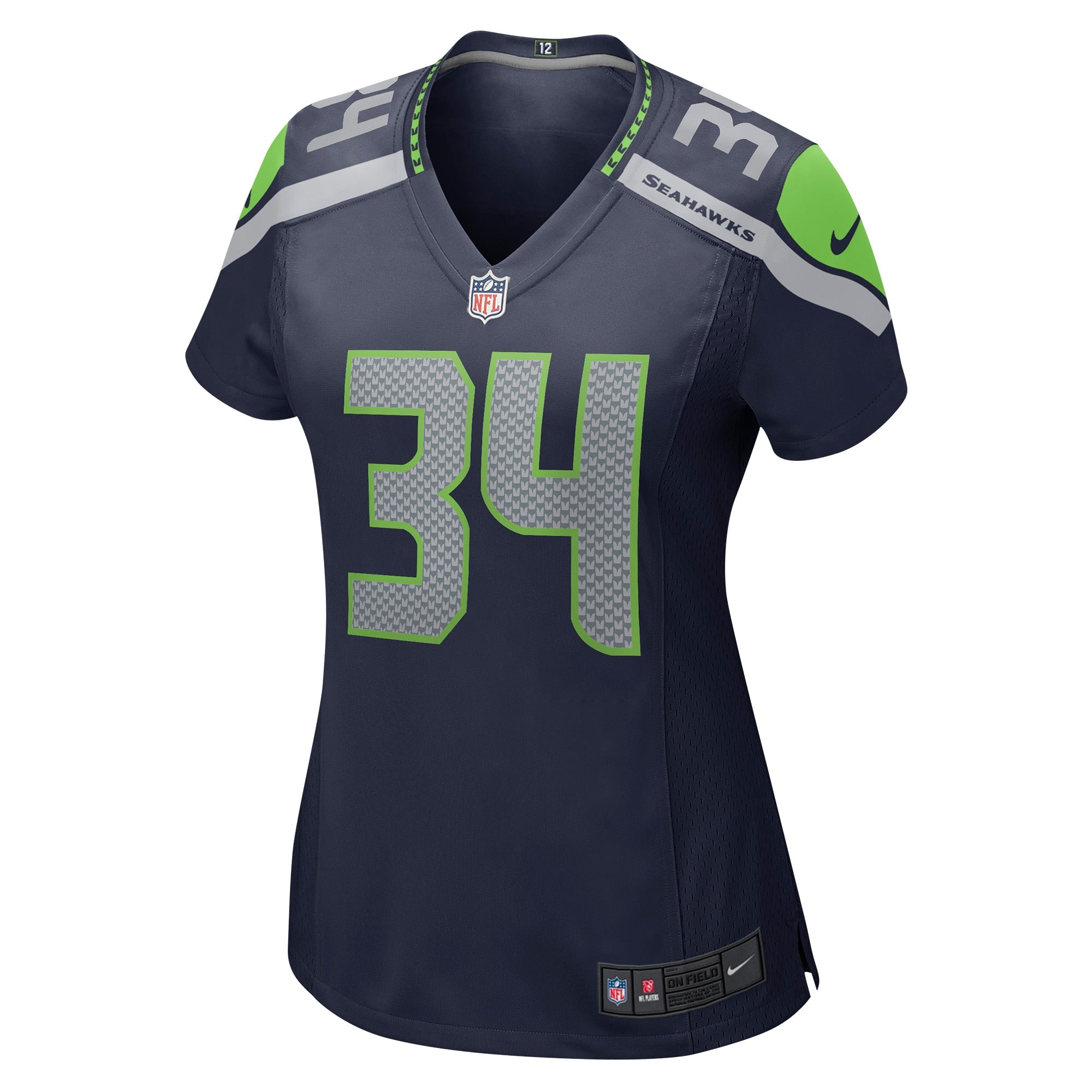 Women's Nike Josh Johnson College Navy Seattle Seahawks Game Jersey