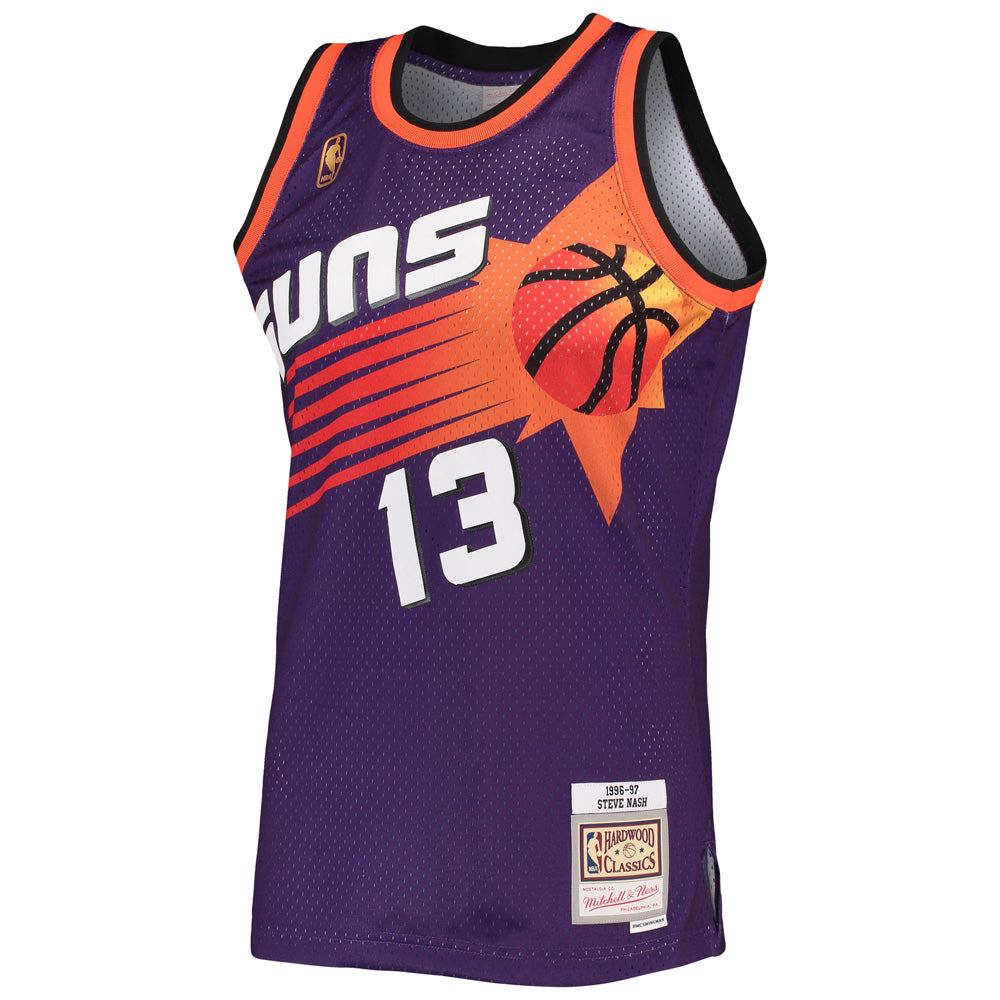 Men's Phoenix Suns Steve Nash 1996-97 Hardwood Classics Jersey - Purple