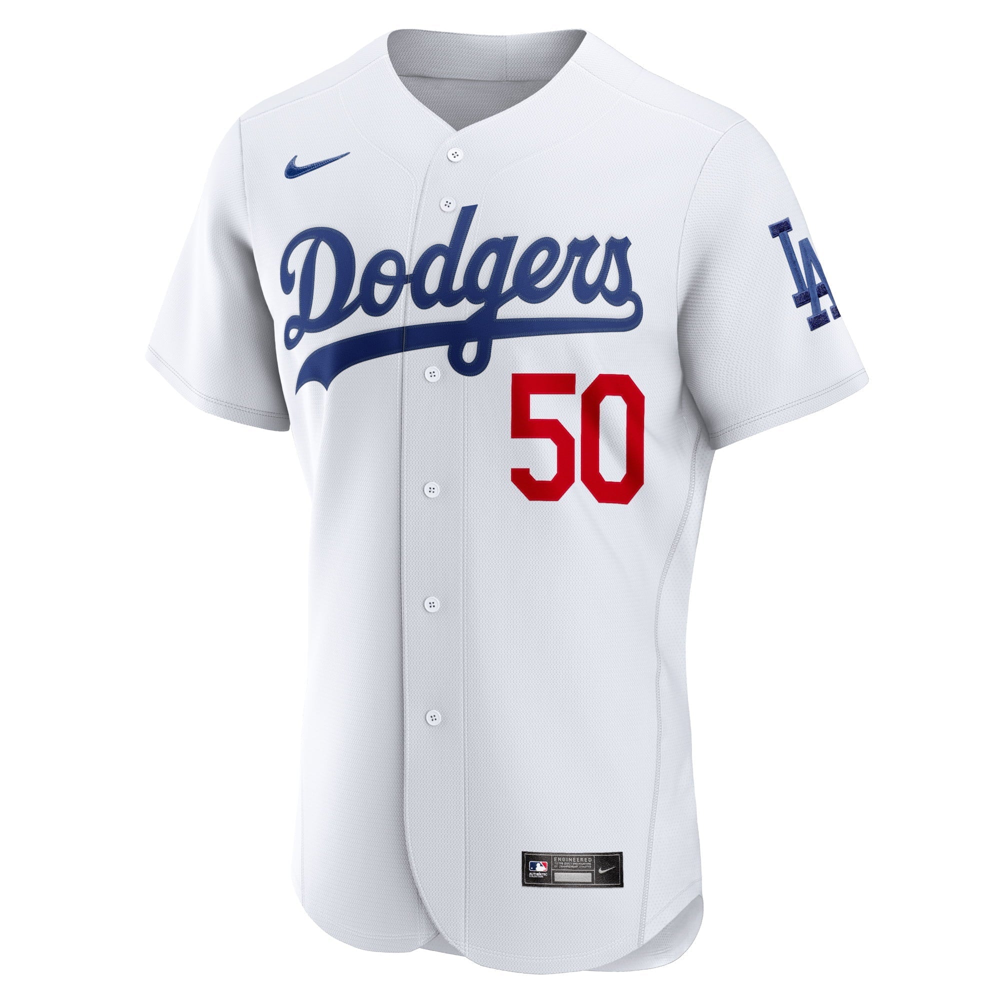 Men's Nike Mookie Betts White Los Angeles Dodgers Home Authentic Player Jersey