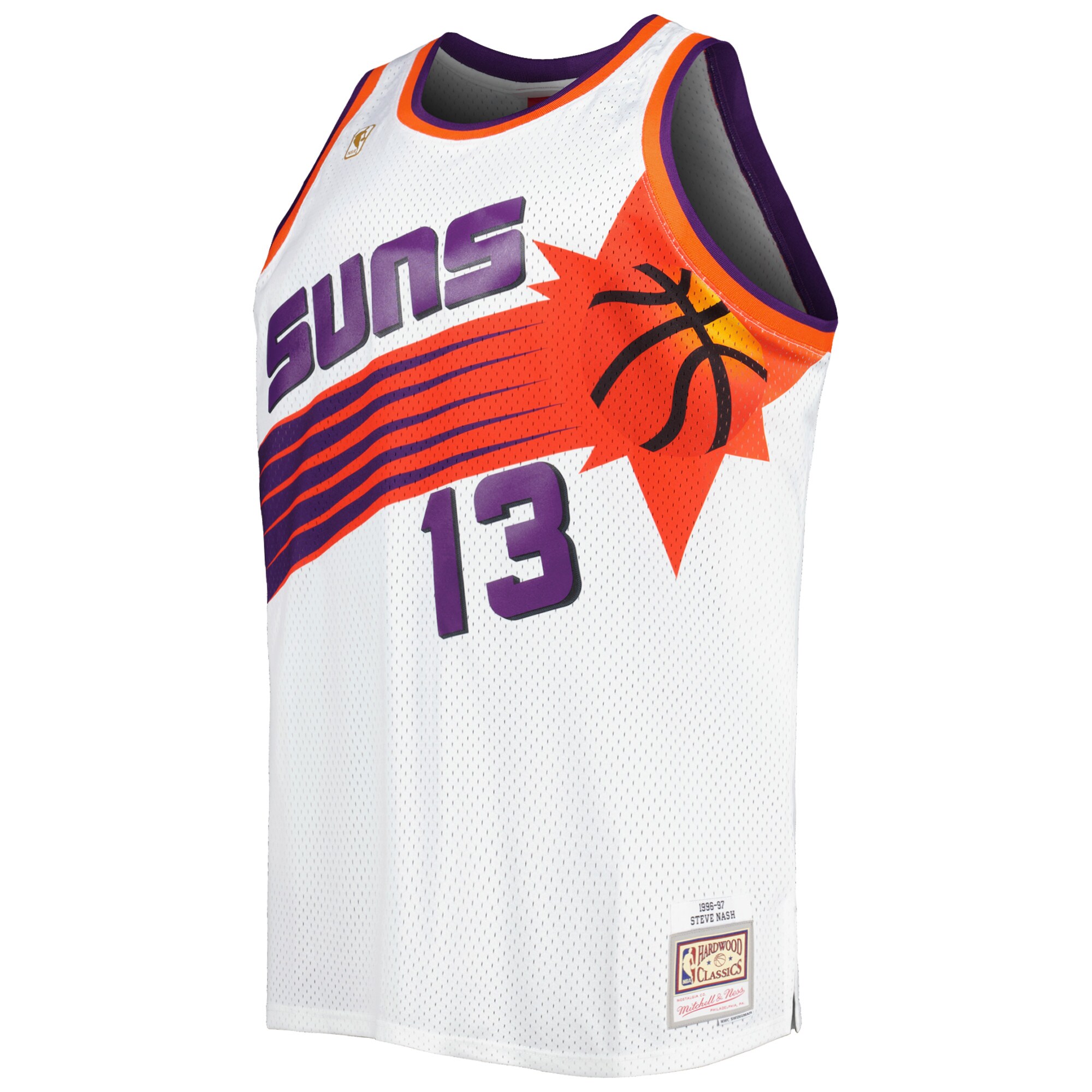 Steve Nash Phoenix Suns Mitchell & Ness Big & Tall Hardwood Classics 1996/97 Swingman Jersey - White