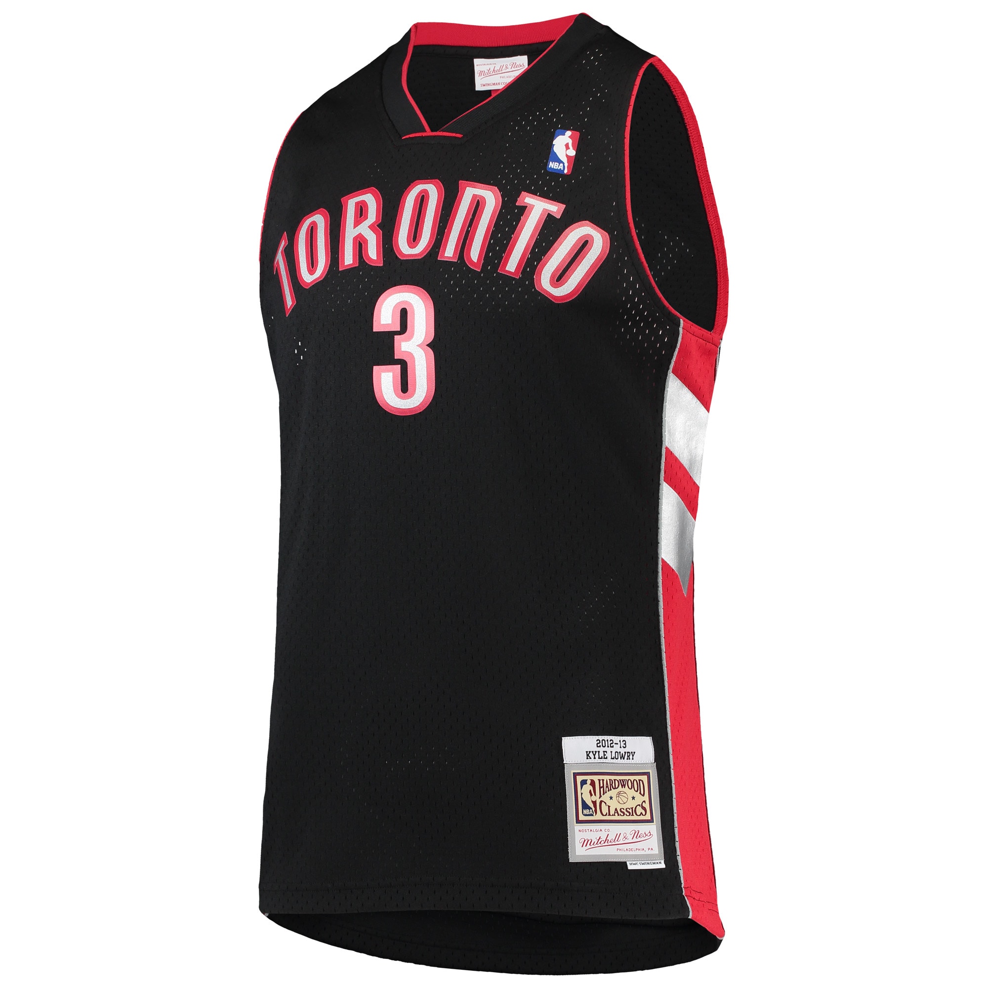 Kyle Lowry Toronto Raptors Mitchell & Ness 2001/02 Hardwood Classics Swingman Jersey - Black
