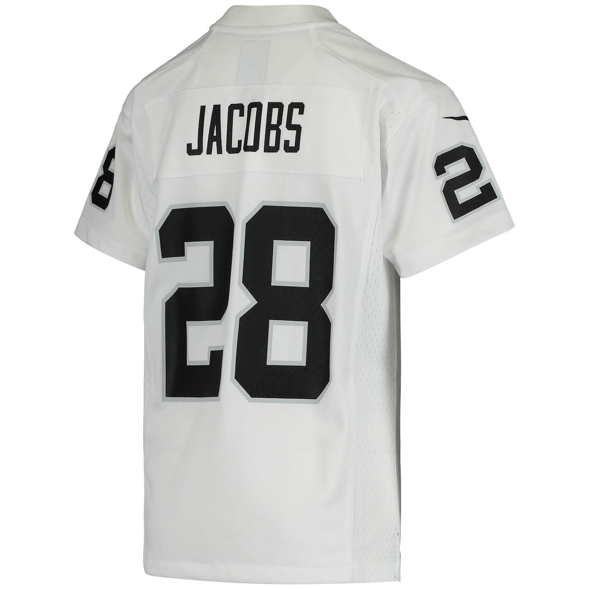 Boys' Grade School Josh Jacobs Nike Raiders Game Jersey - White