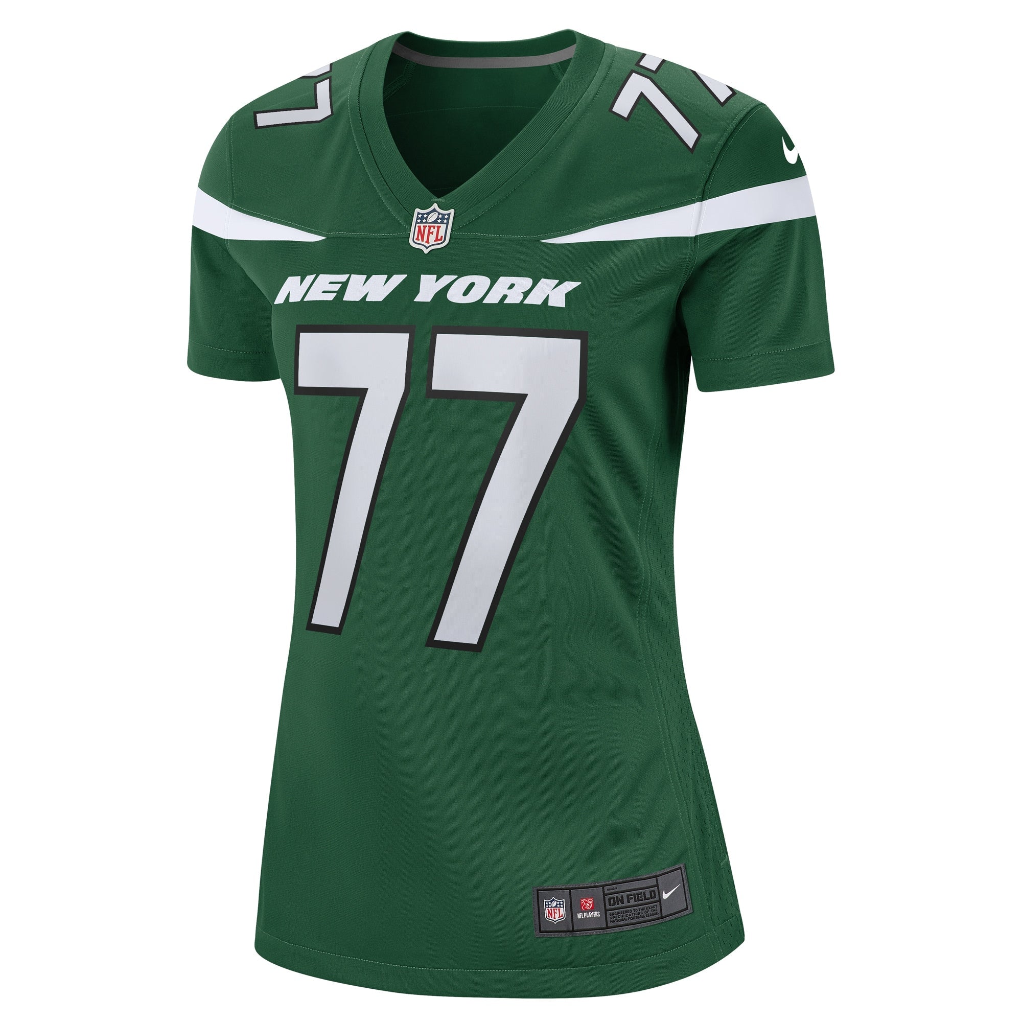 Women's Nike Mekhi Becton Gotham Green New York Jets Game Jersey