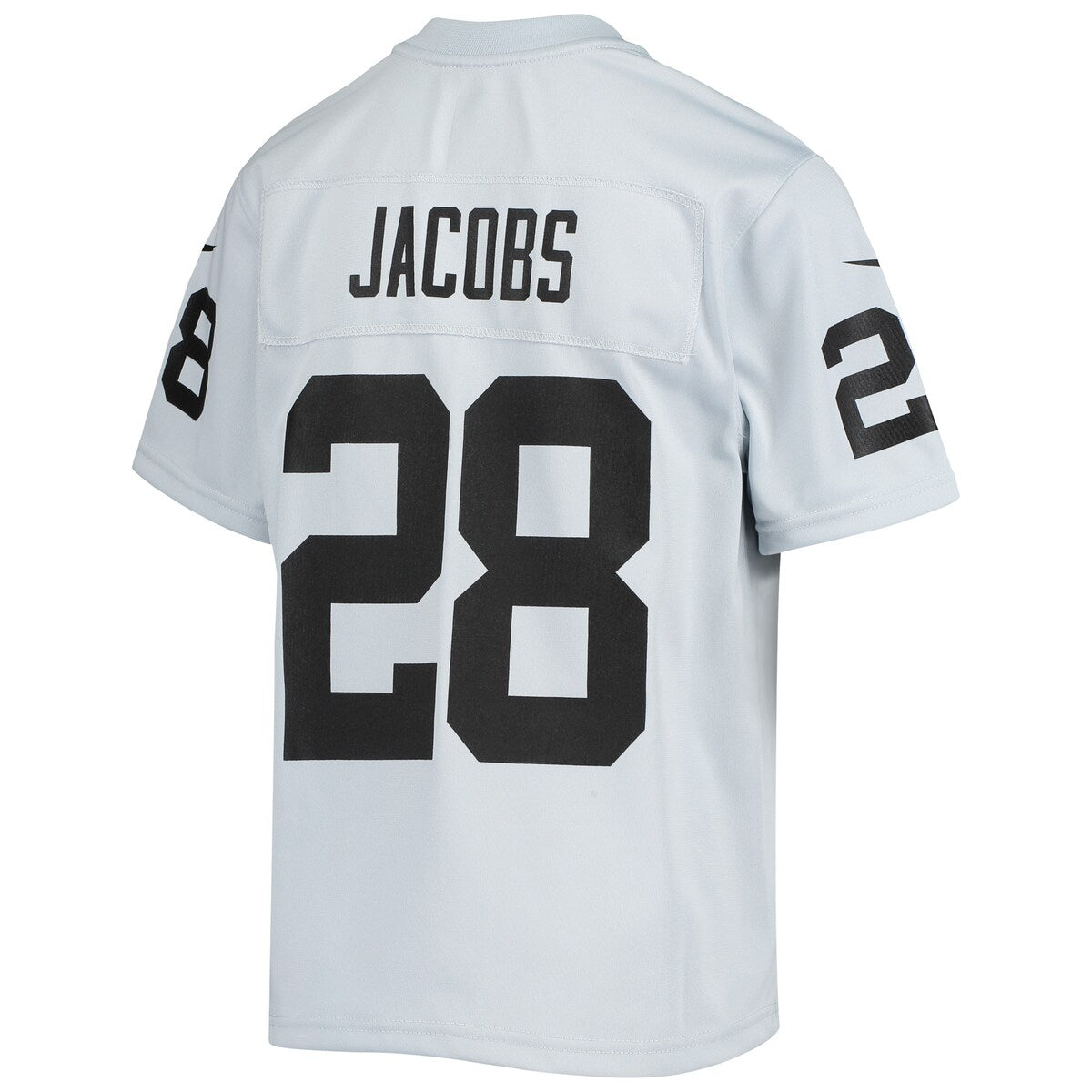 Boys' Grade School Josh Jacobs Nike Raiders Inverted Team Game Jersey - Silver