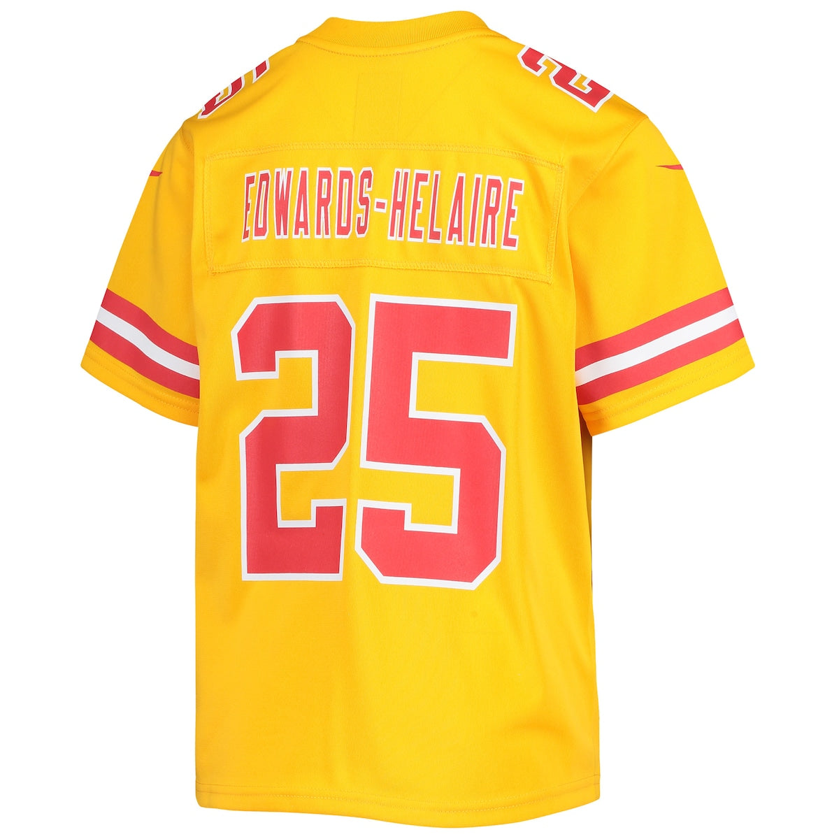 Boys' Grade School Clyde Edwards-Helaire Nike Chiefs Inverted Team Game Jersey - Gold