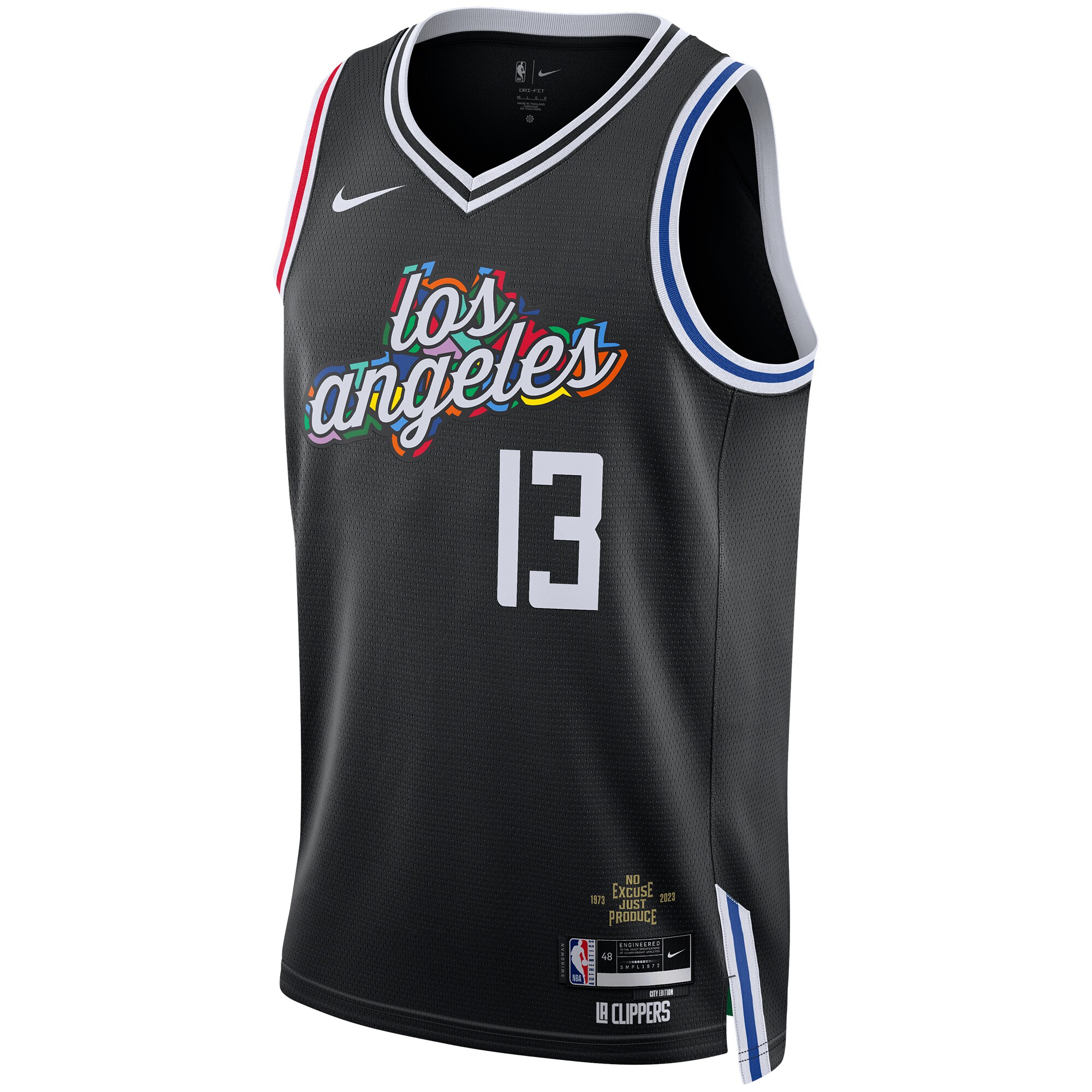 Paul George LA Clippers Nike Unisex 2022/23 Swingman Jersey - City Edition - Black