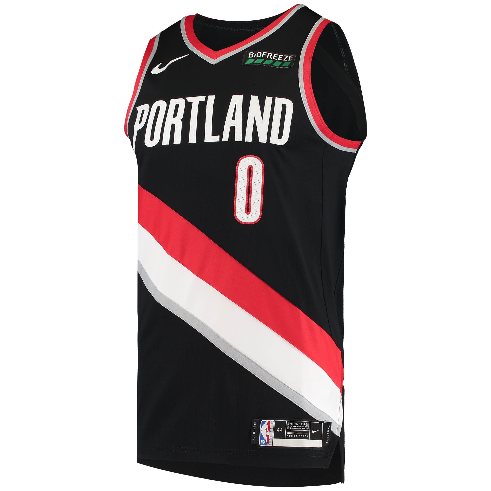 Damian Lillard Portland Trail Blazers Nike Authentic Jersey - Icon Edition - Black