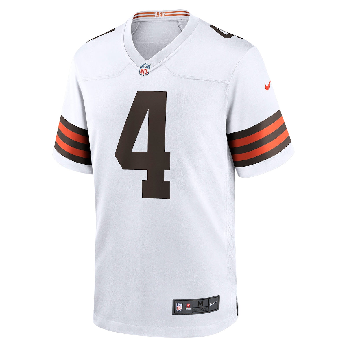 Men's Deshaun Watson Nike Browns Game Jersey - White
