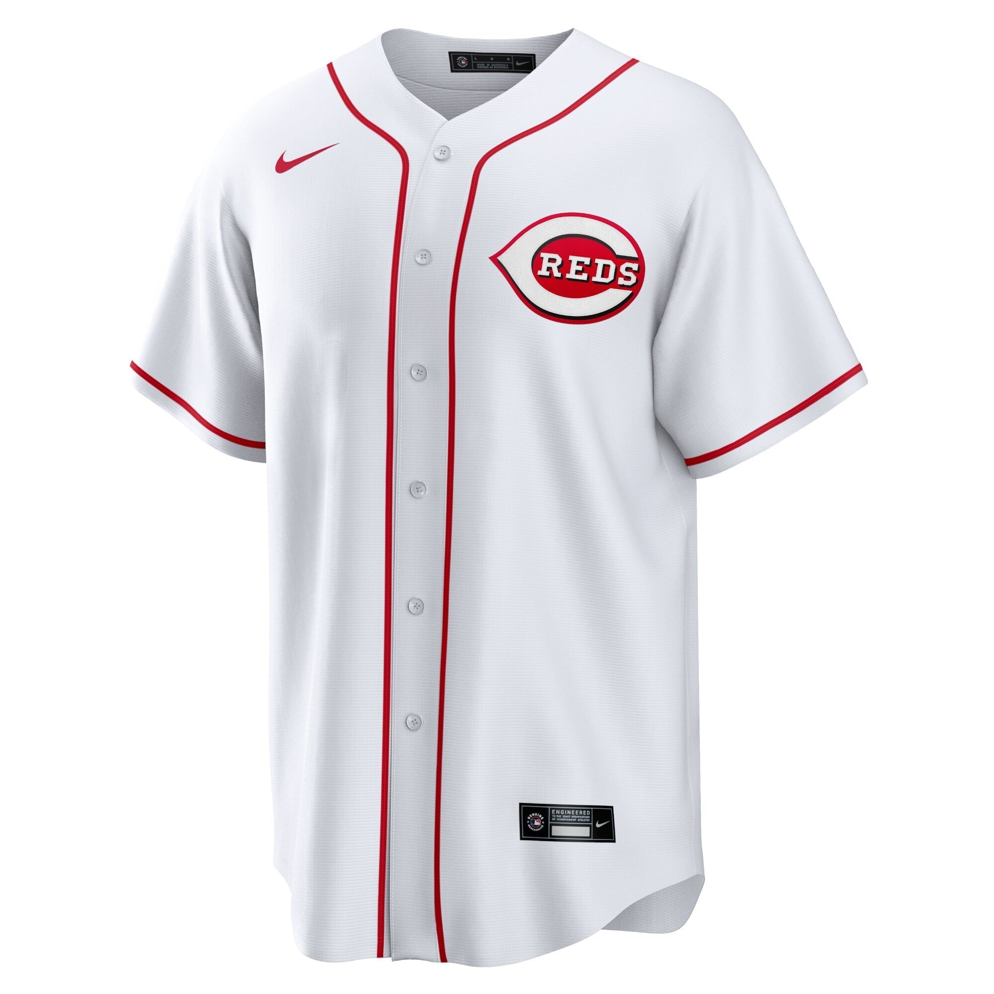 Men's Nike Eugenio Suarez White Cincinnati Reds Home Replica Player Name Jersey