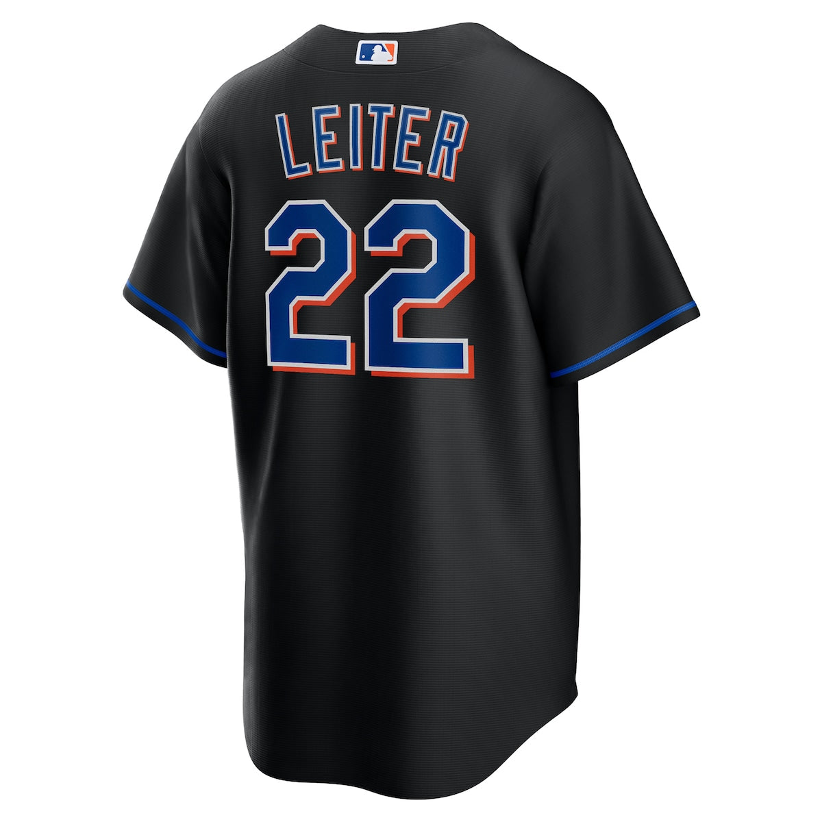 Men's Al Leiter Nike Mets 2022 Alternate Replica Jersey - Black
