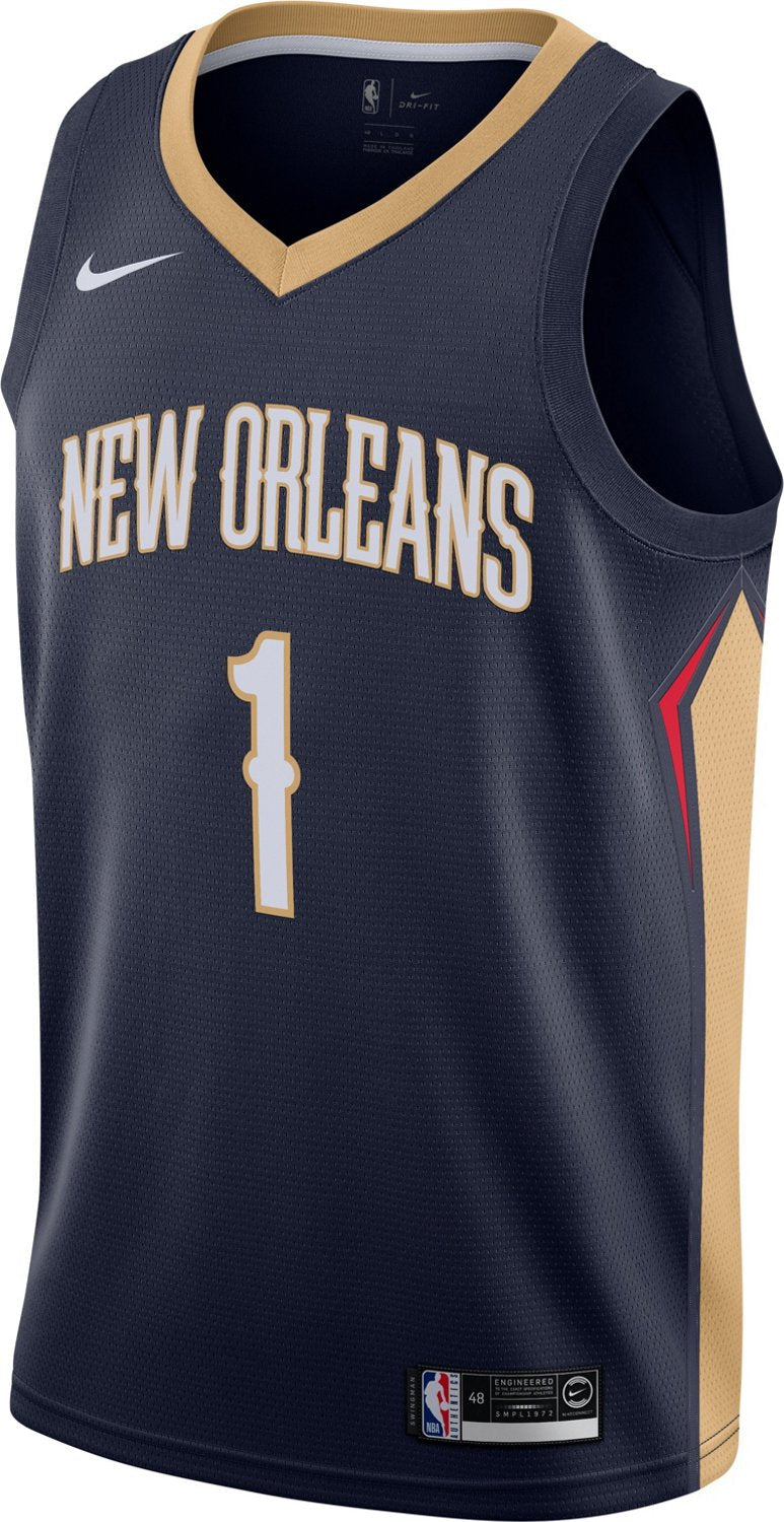 Nike Men's New Orleans Pelicans Zion Williamson Swingman Jersey