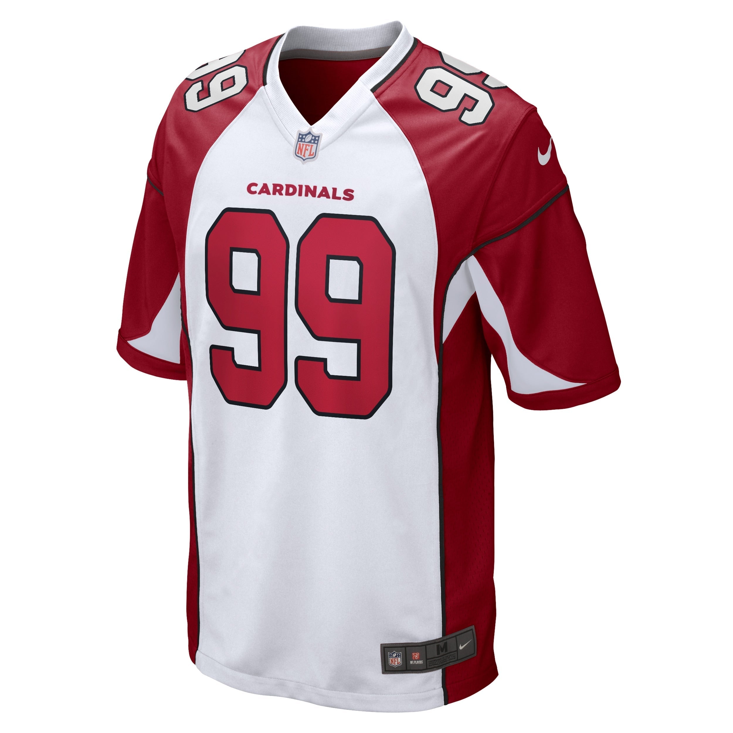 Men's Nike J.J. Watt White Arizona Cardinals Game Jersey