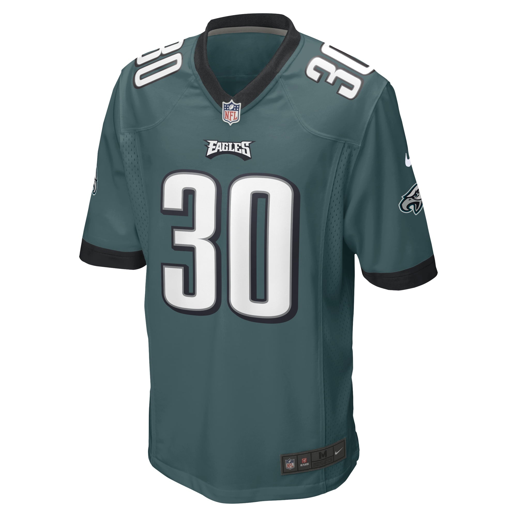 Men's Nike Justin Evans Midnight Green Philadelphia Eagles Game Player Jersey