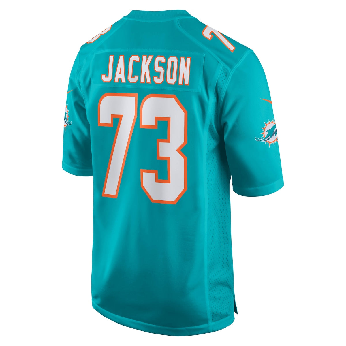Men's Austin Jackson Nike Dolphins Game Jersey - Light Blue