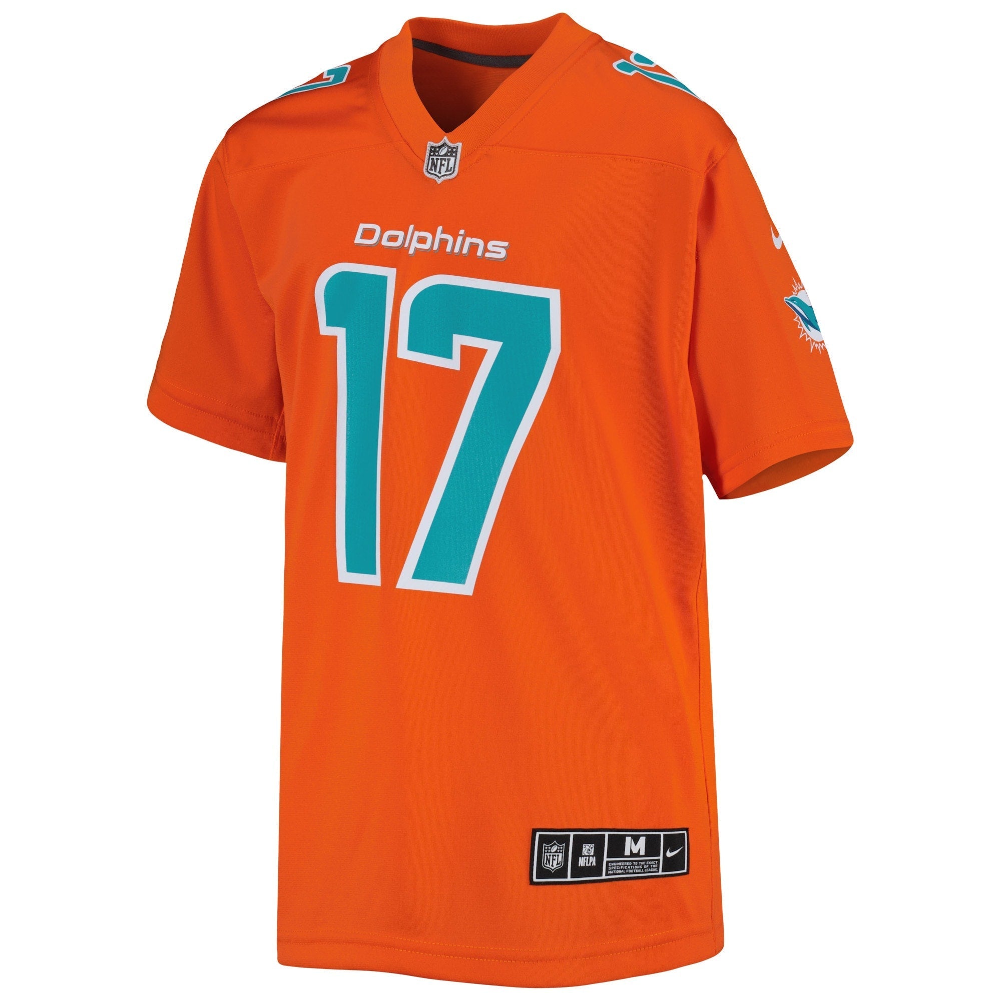 Youth Nike Jaylen Waddle Orange Miami Dolphins Inverted Game Jersey
